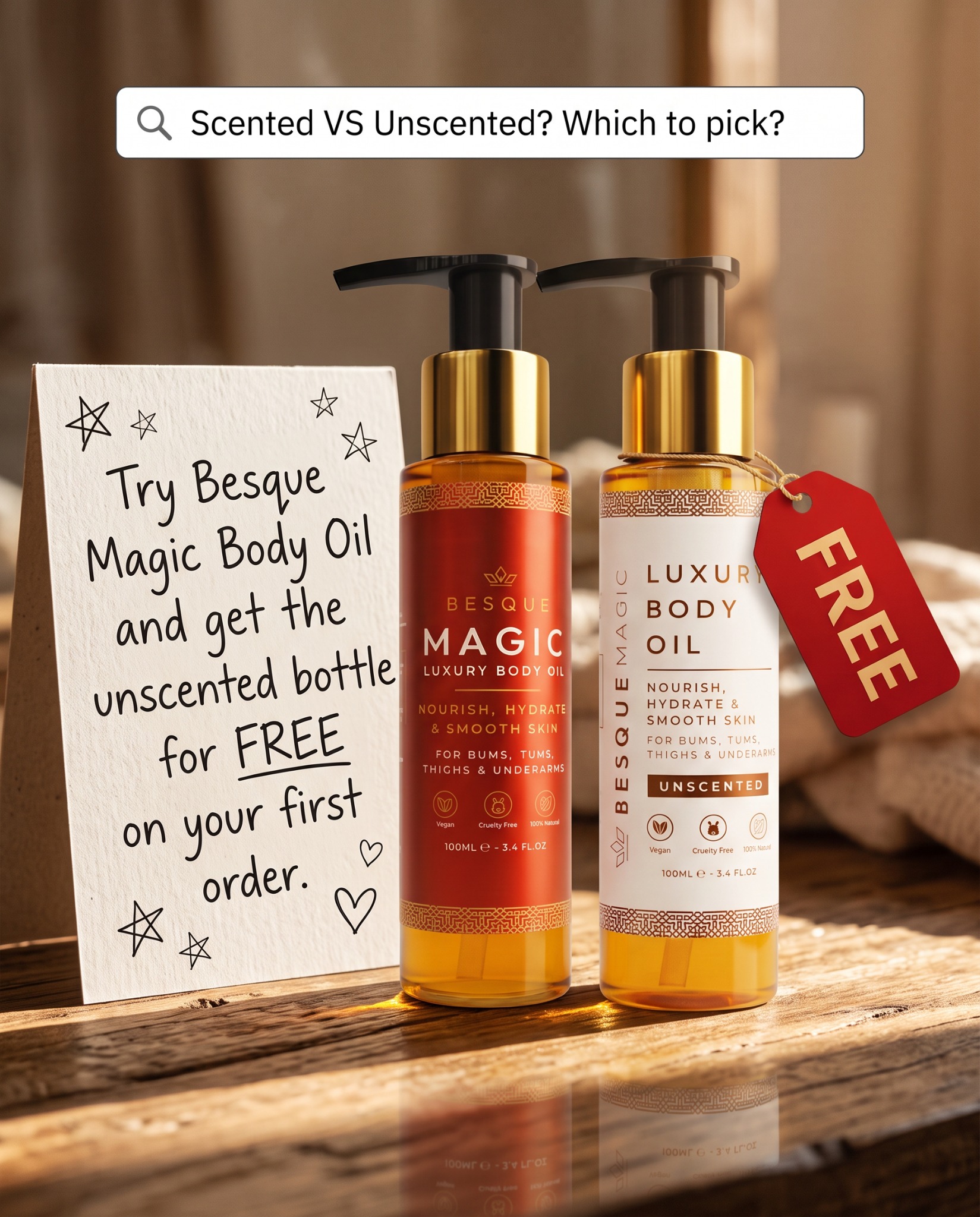 Besque Facebook ad