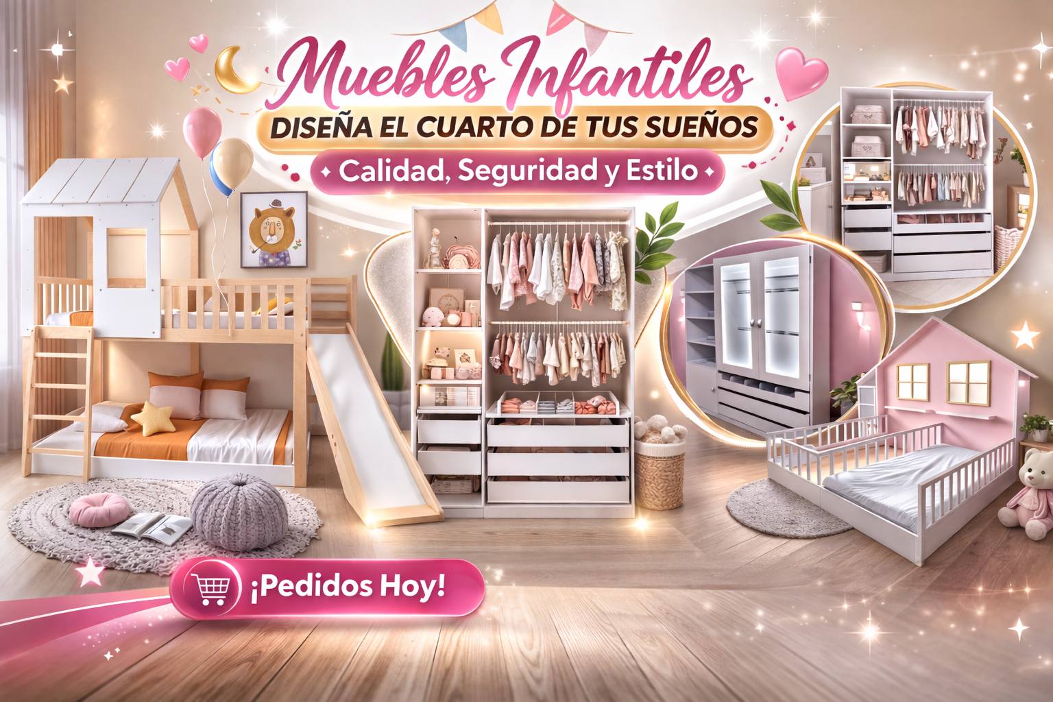 Cunas Baby Corp Queretaro Facebook ad: Diseñamos espacios llenos de amor para los pequeños…