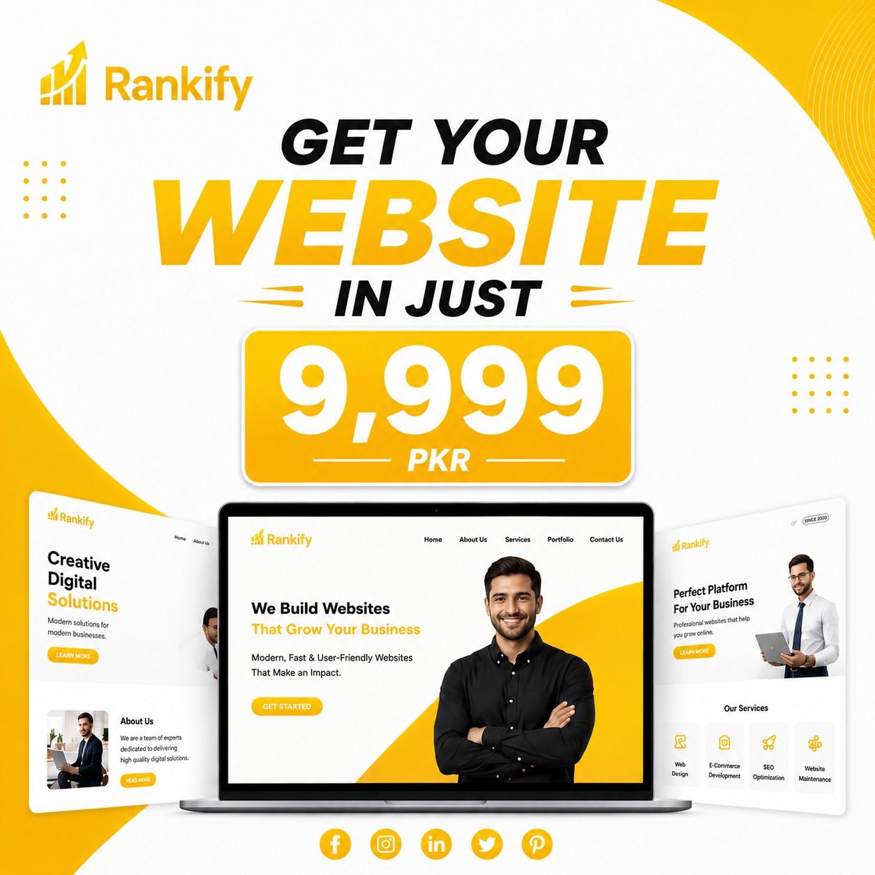 Rankify Facebook ad: Starting From 9,999