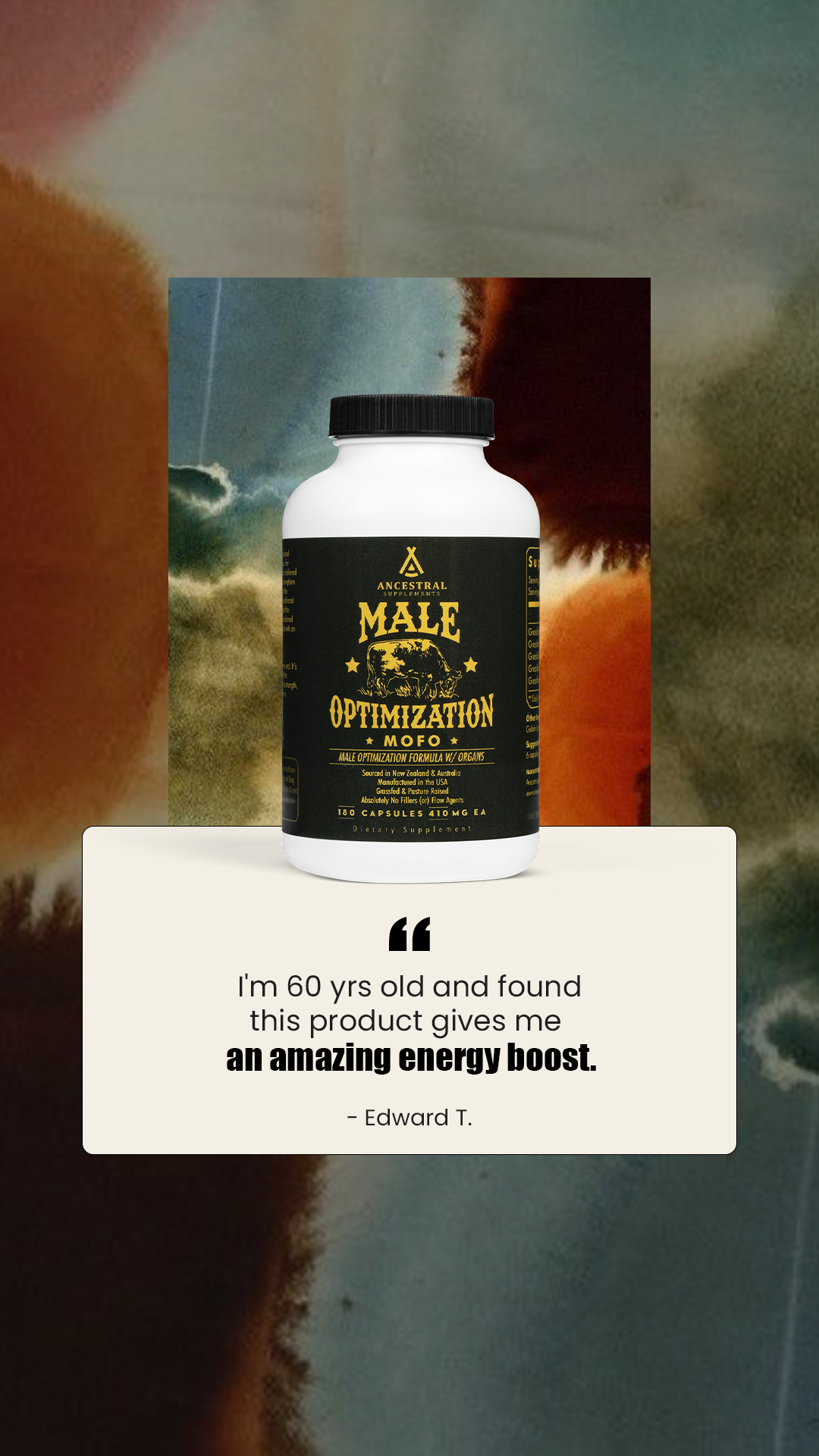 Ancestral Supplements Facebook ad: See why thousands of men use MOFO to reclaim their edge →