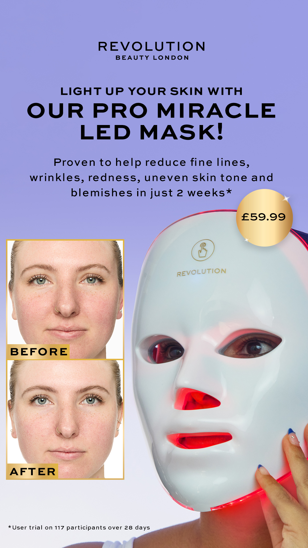 Makeup Revolution Facebook ad