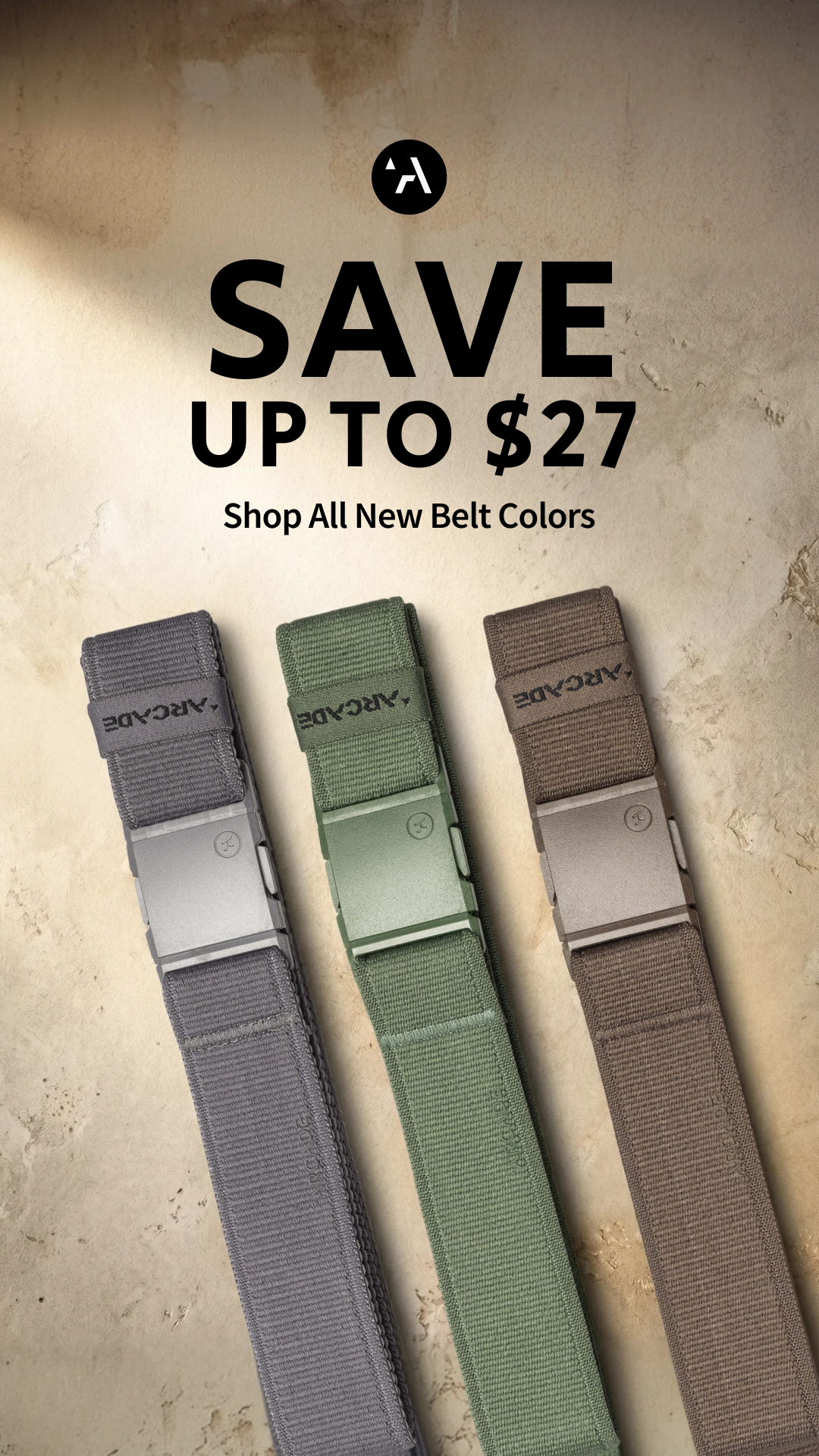 Arcade Belts Facebook ad