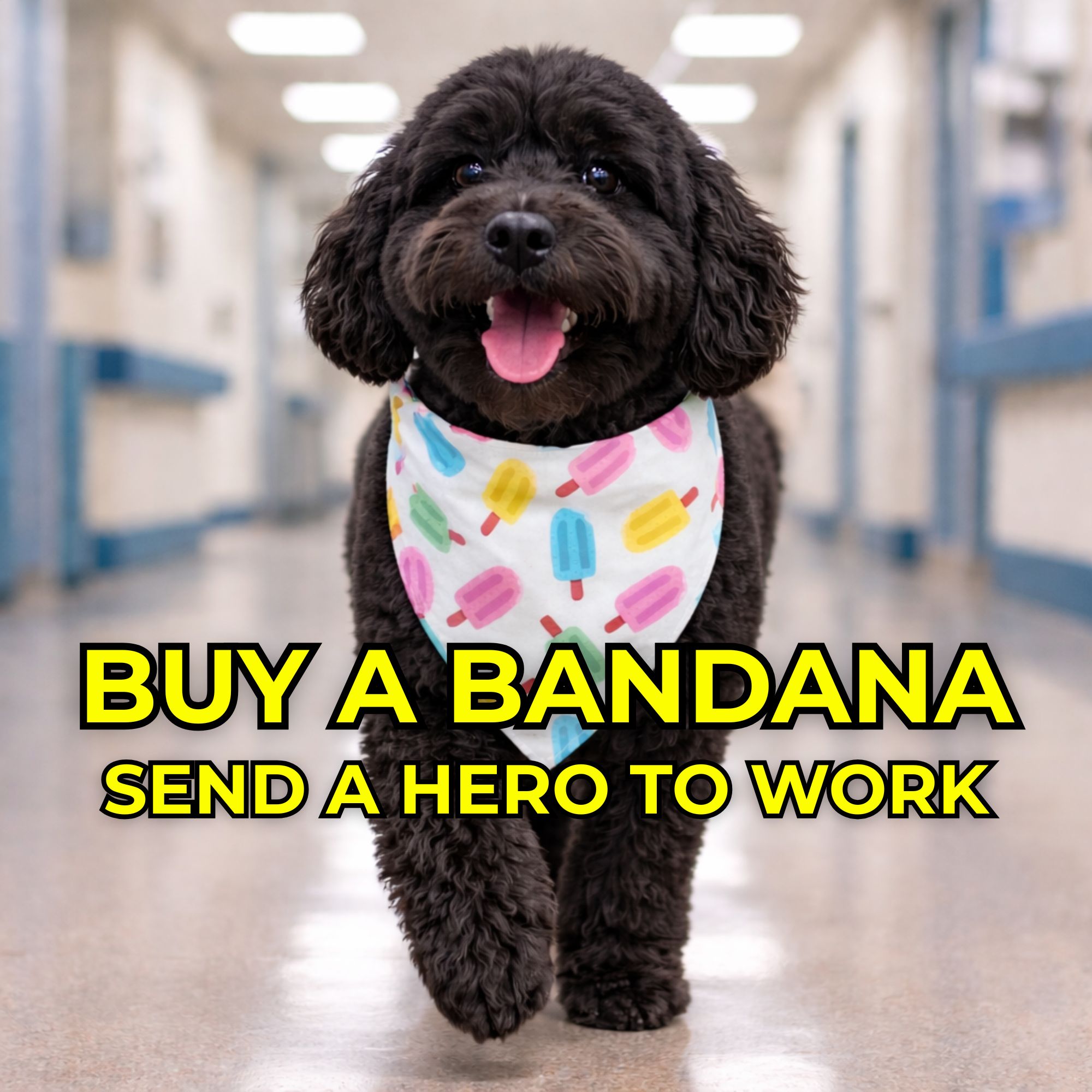 waggyydog Facebook ad: Support Therapy Dogs