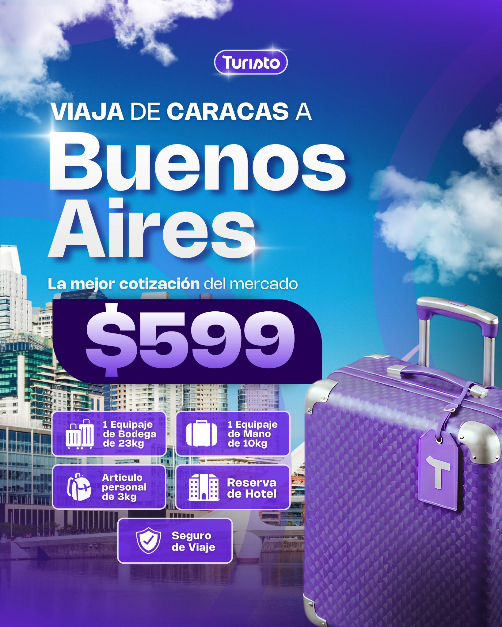 Turisto travel VE Facebook ad