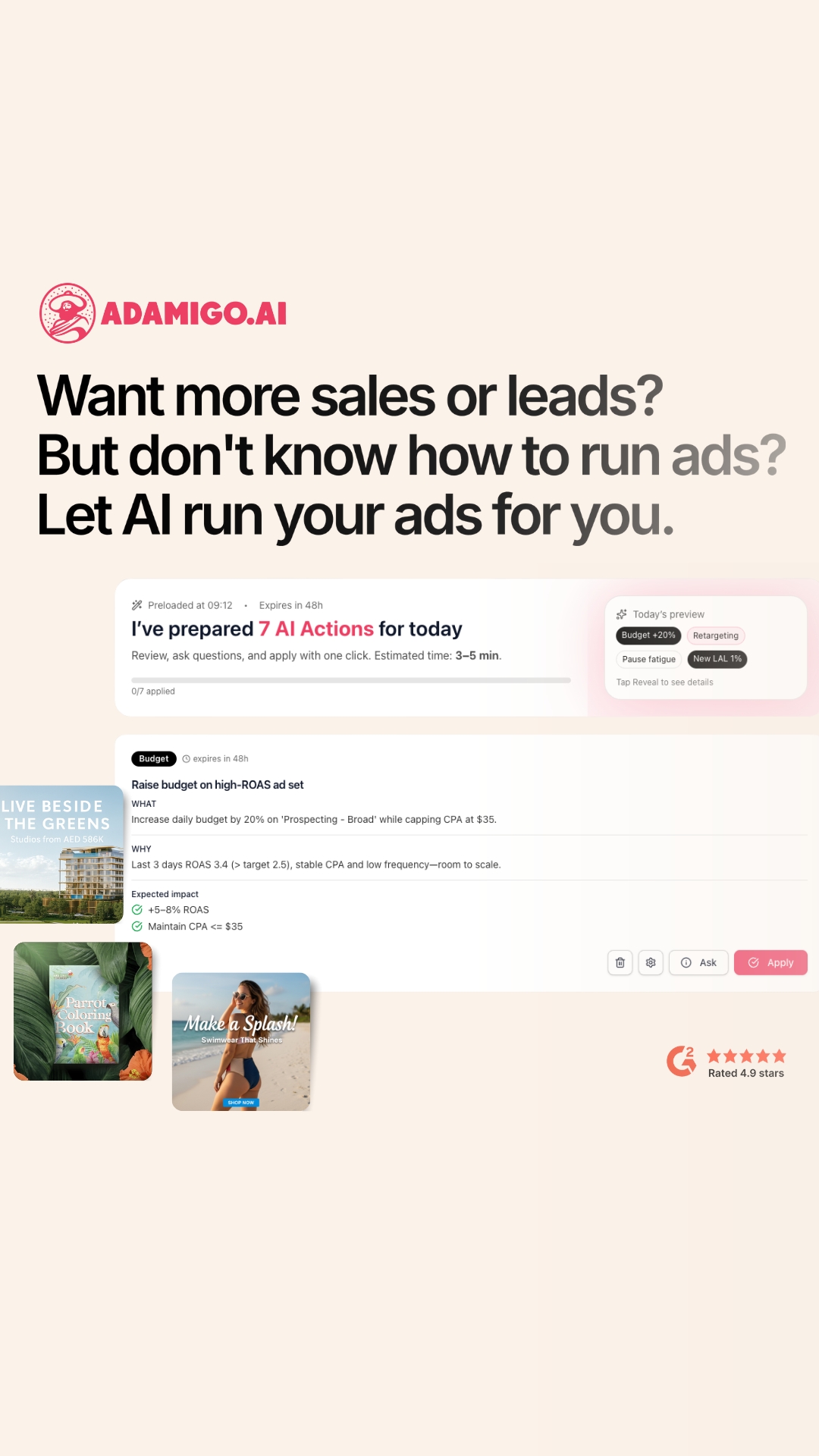 AdAmigo.ai Facebook ad