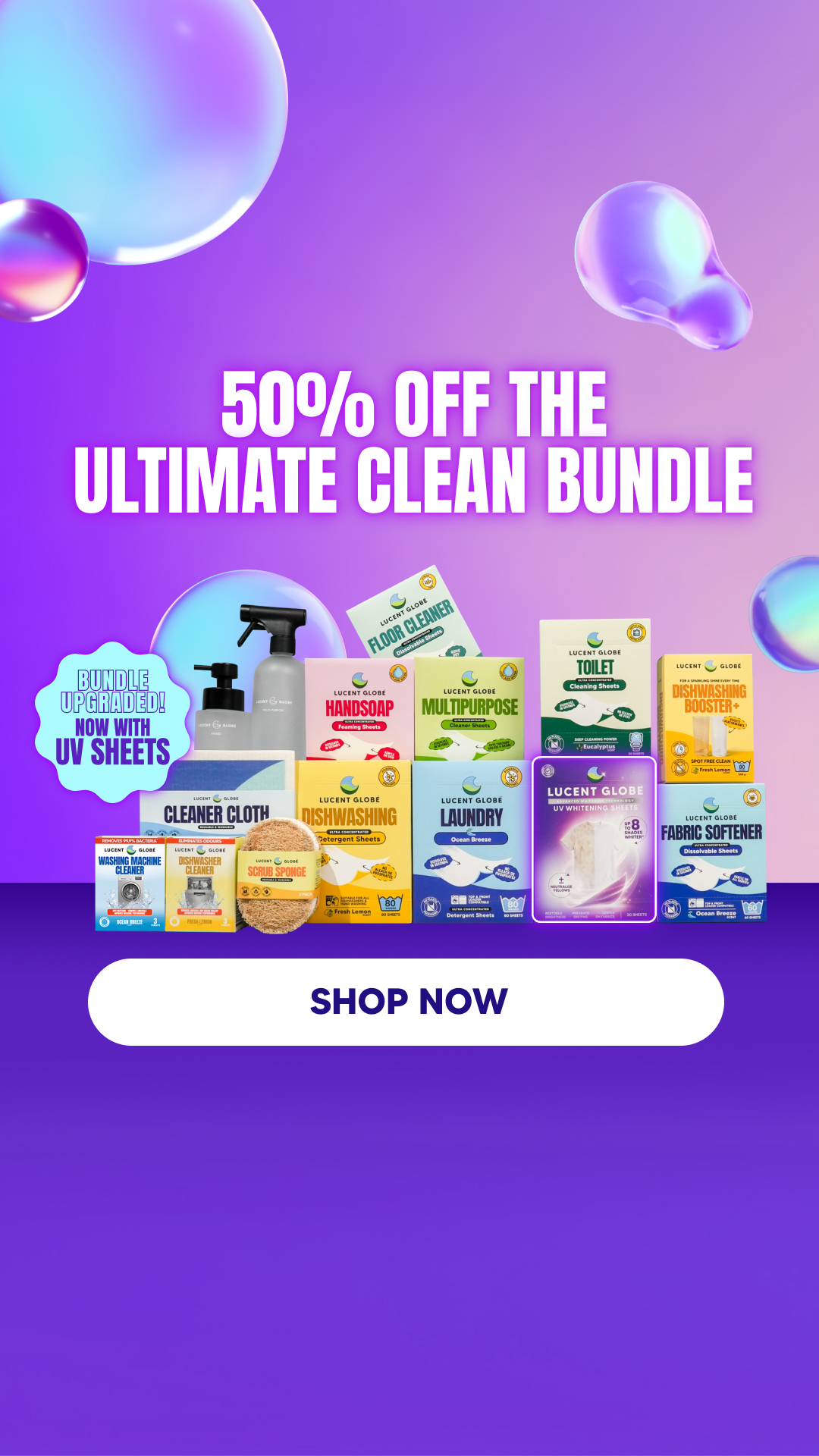 Lucent Globe Facebook ad