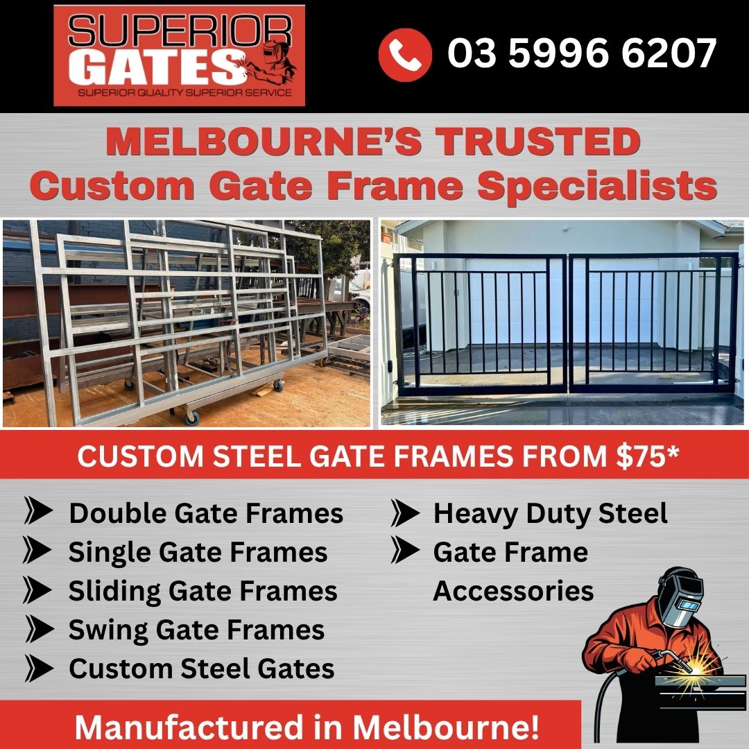 Superior Gates and Fabrication Facebook ad: TRUSTED CUSTOM GATE FRAME & GATE AUTOMATION SPECIALISTS…
