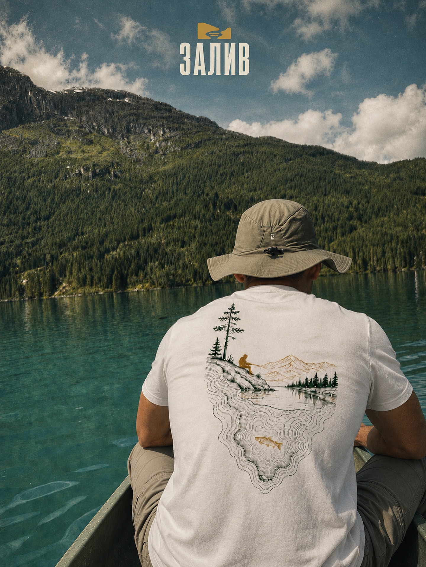 ЗАЛИВ Outdoor apparel Facebook ad: ЗАЛИВ
