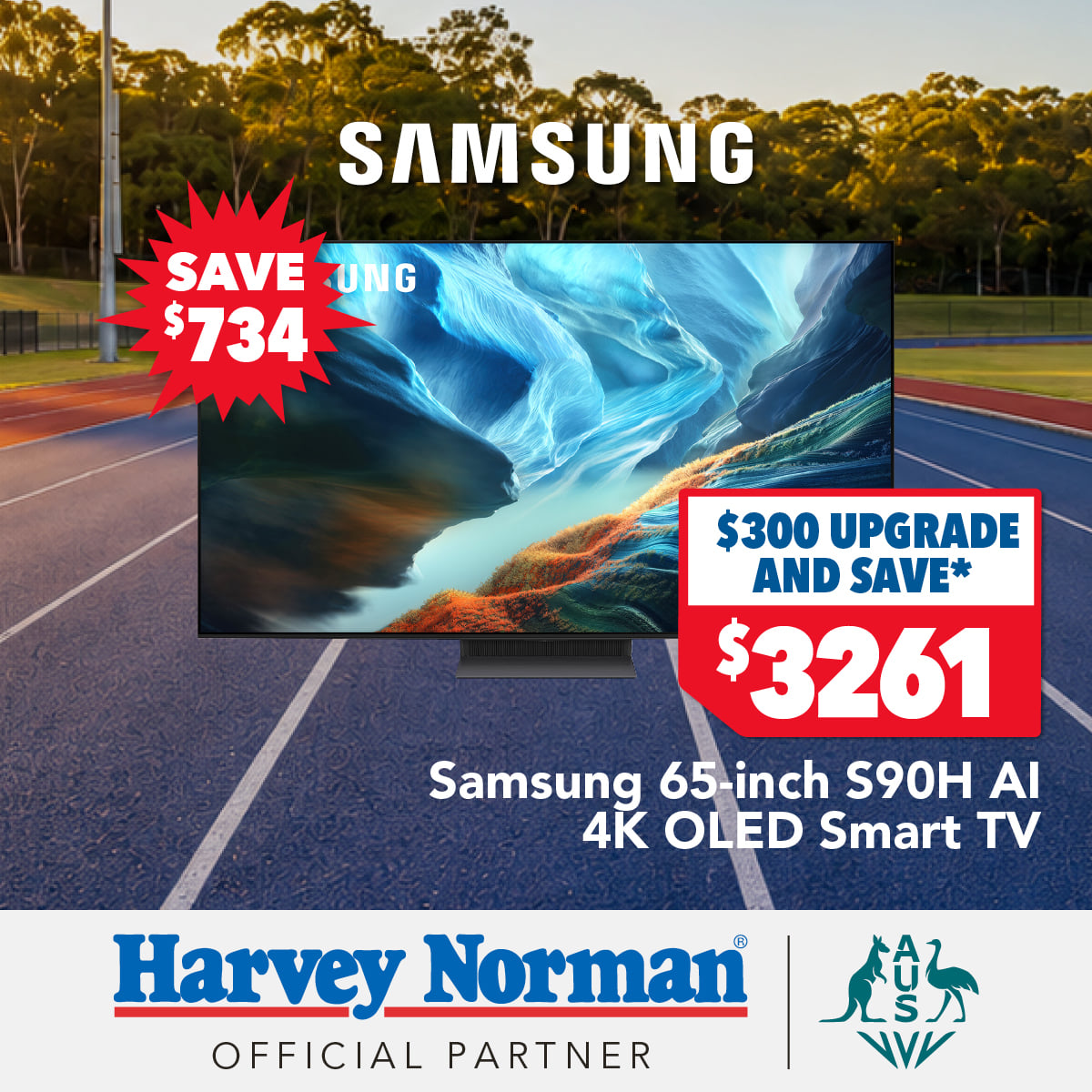 Harvey Norman Facebook ad: Don't miss your chance to score massive deals…
