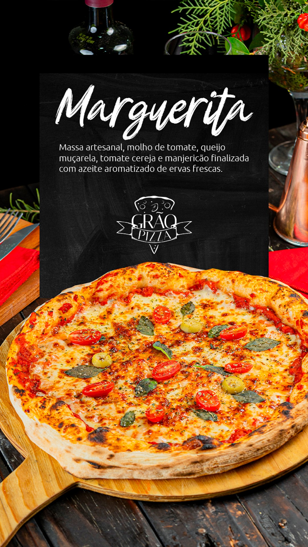 Grão Pizza Nova Veneza Facebook ad from Nov 15, 2025