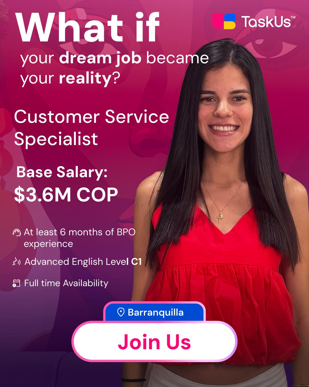 TaskUs Facebook ad