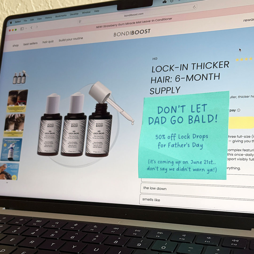 BondiBoost Facebook ad