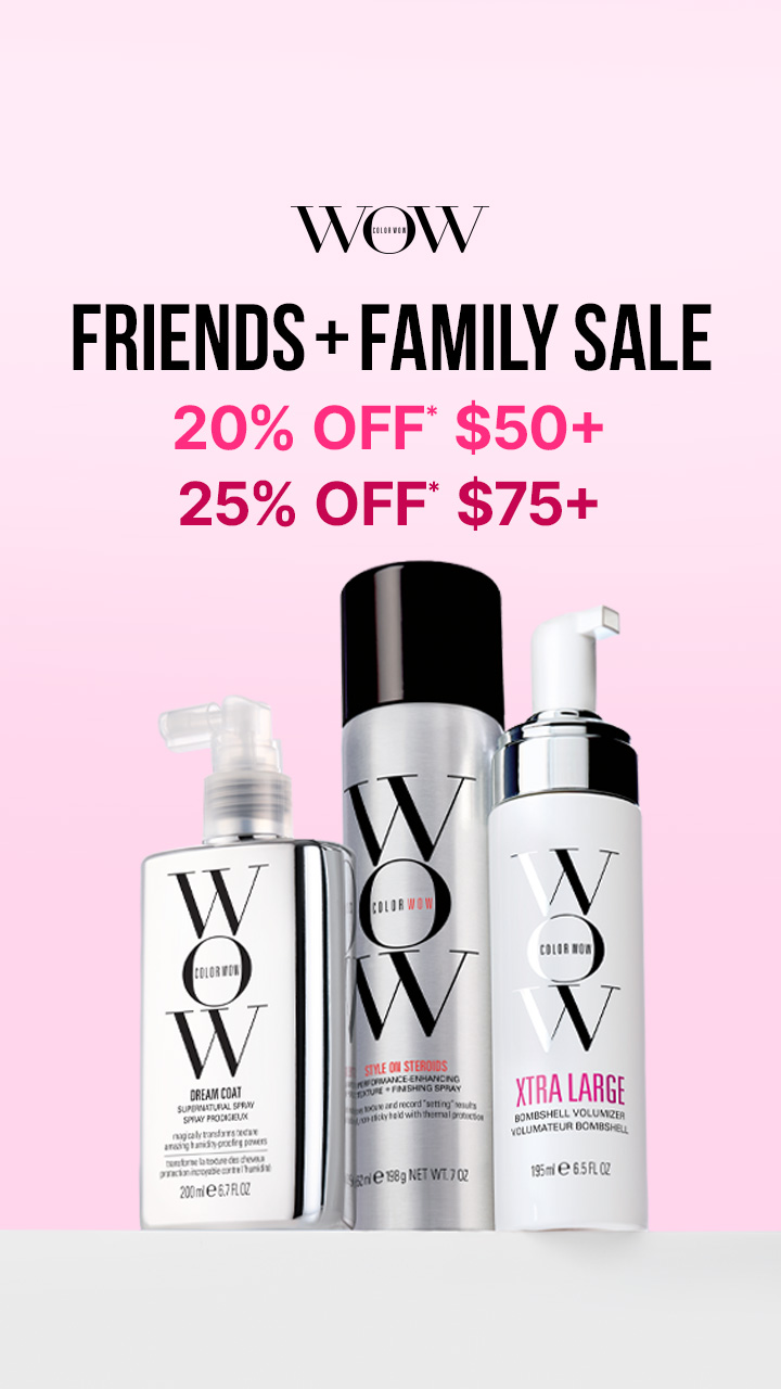 Color Wow Facebook ad: Friends & Family Sale