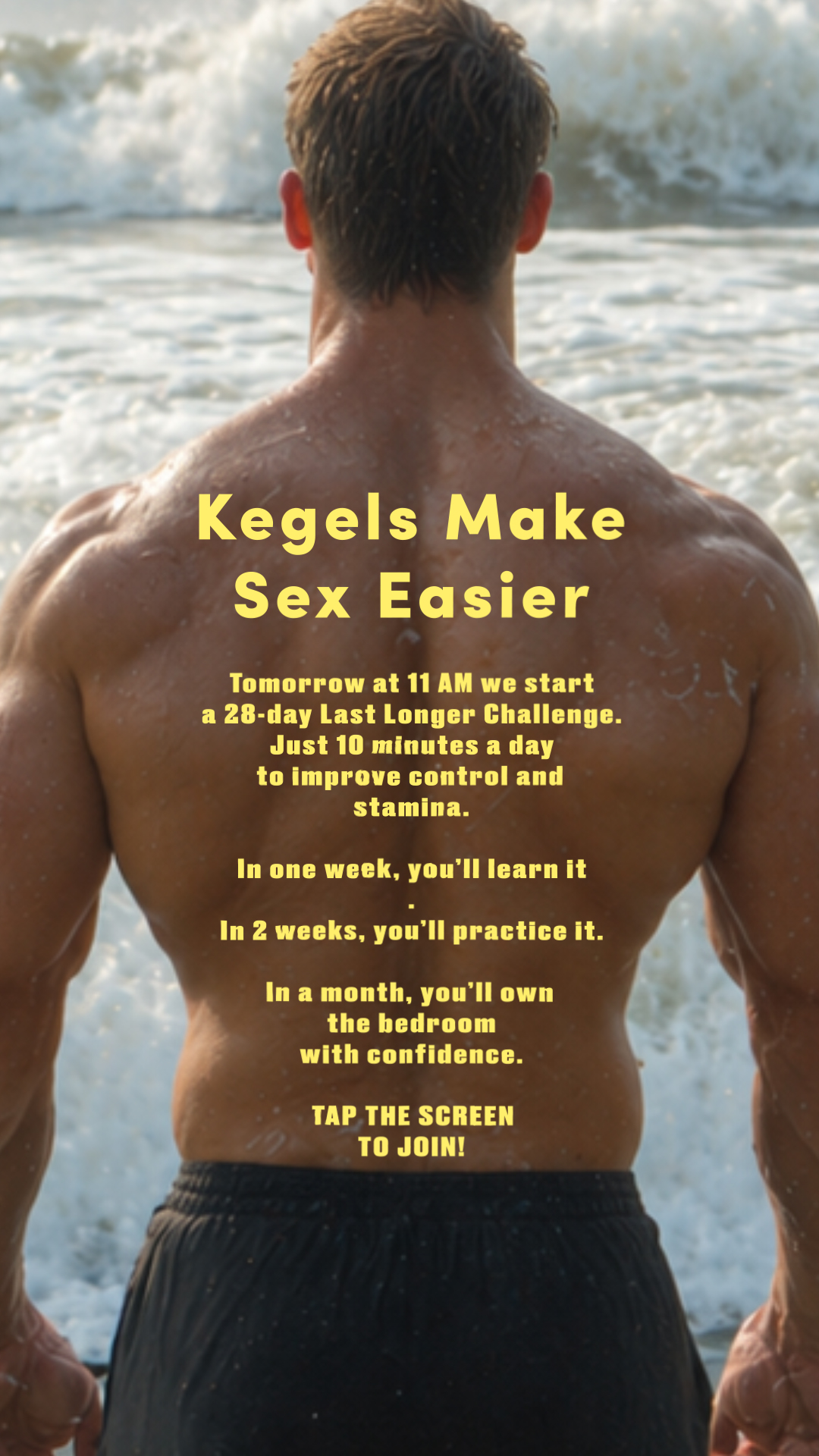 The Coach #1 men's health app Facebook ad