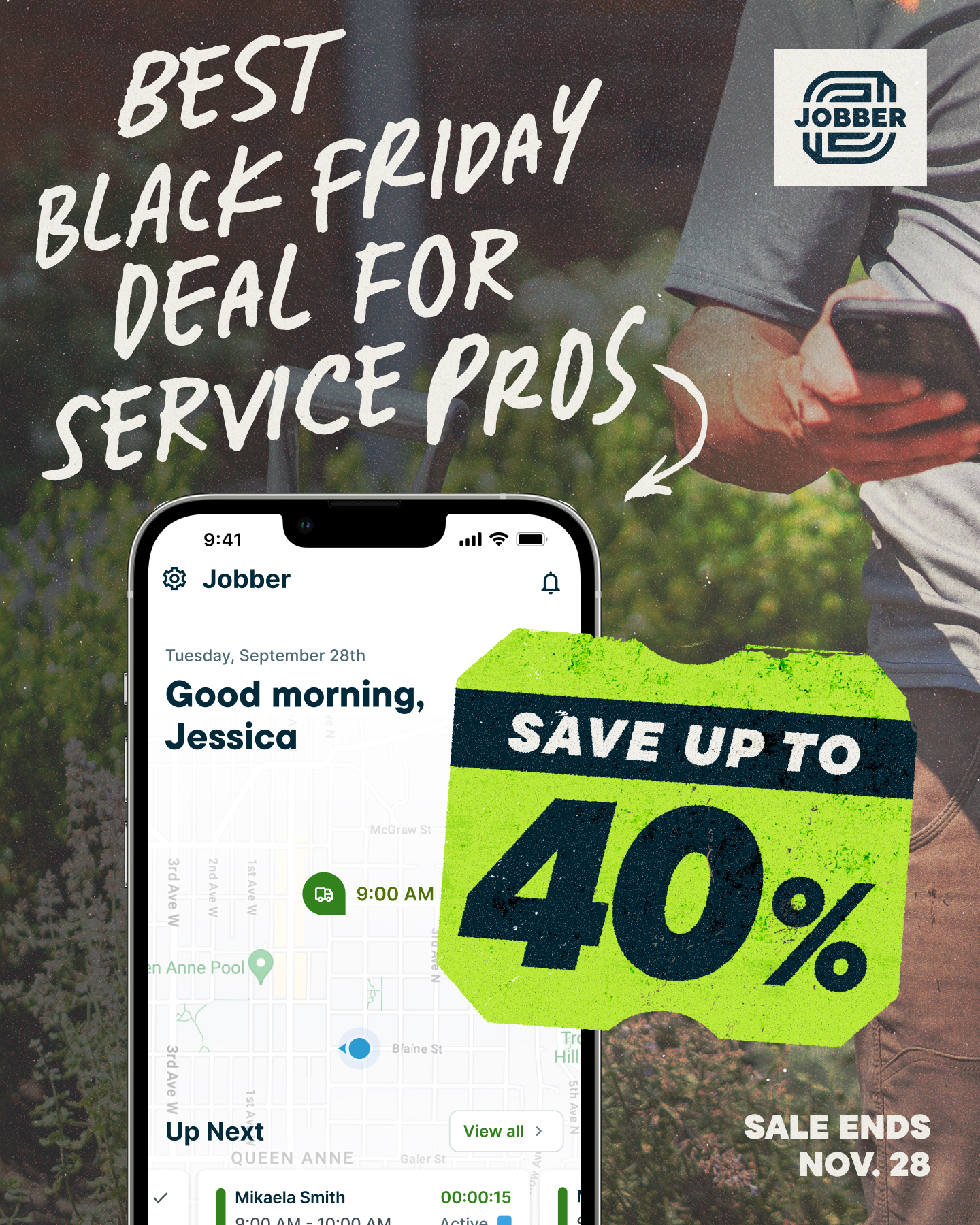 Jobber Facebook ad