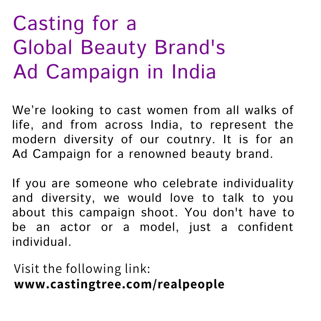 Castingtree Facebook ad: Castingtree is a global casting network for some…