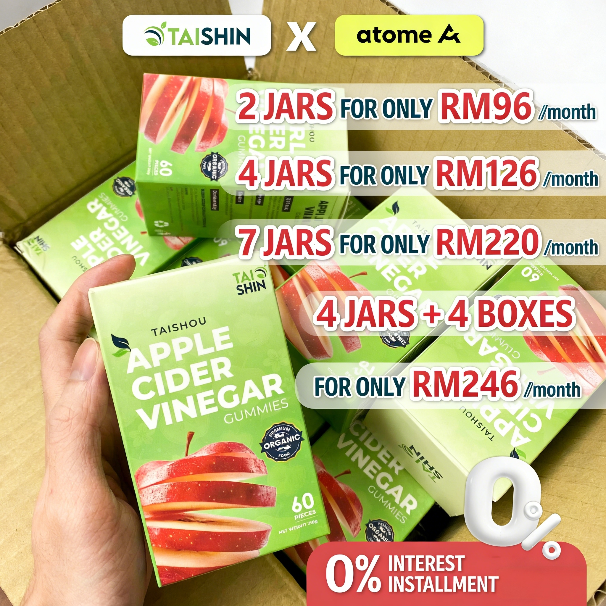 Taishou Apple Cider Gummies Facebook ad