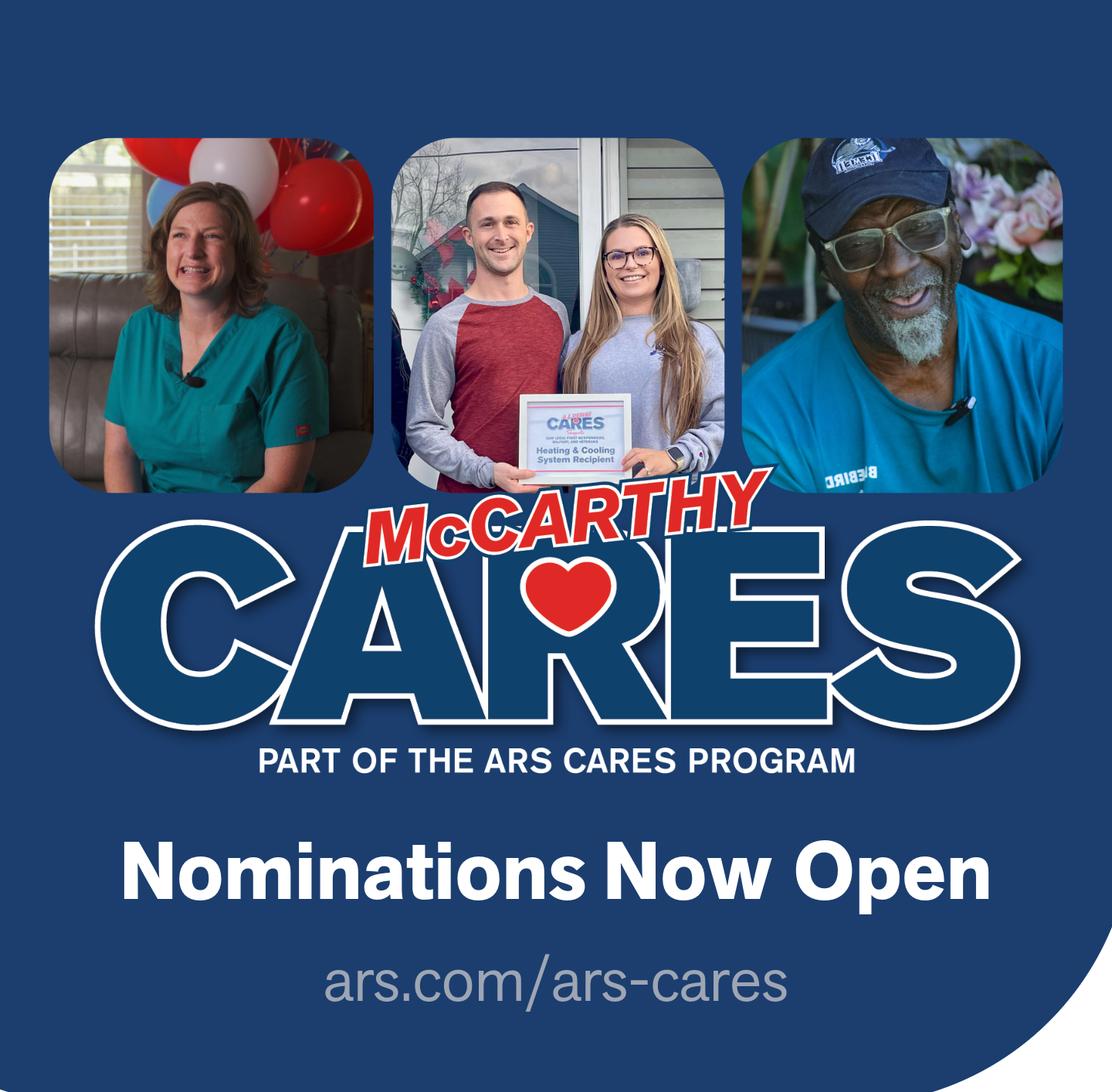 Mccarthy Services Facebook ad: Nominate Someone in Need of Home Comfort
