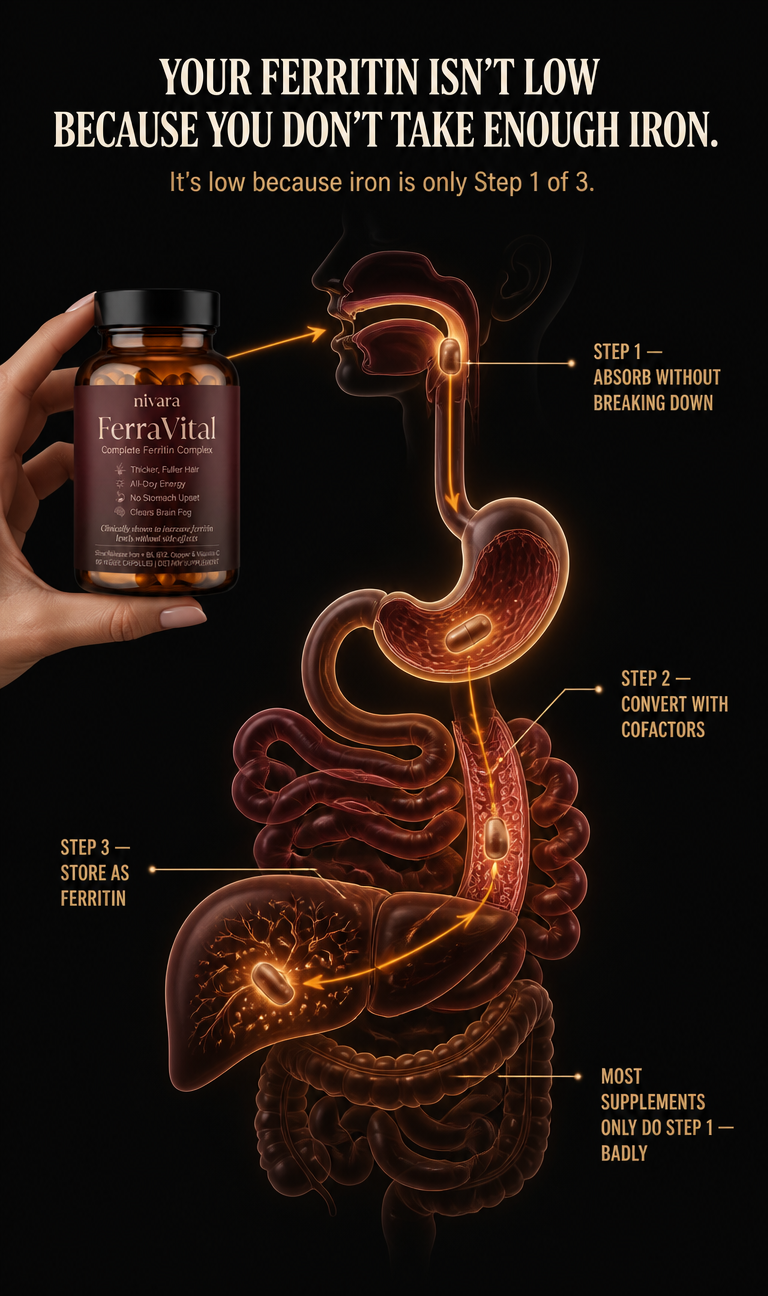 Hair Loss & Iron Deficiency Facebook ad