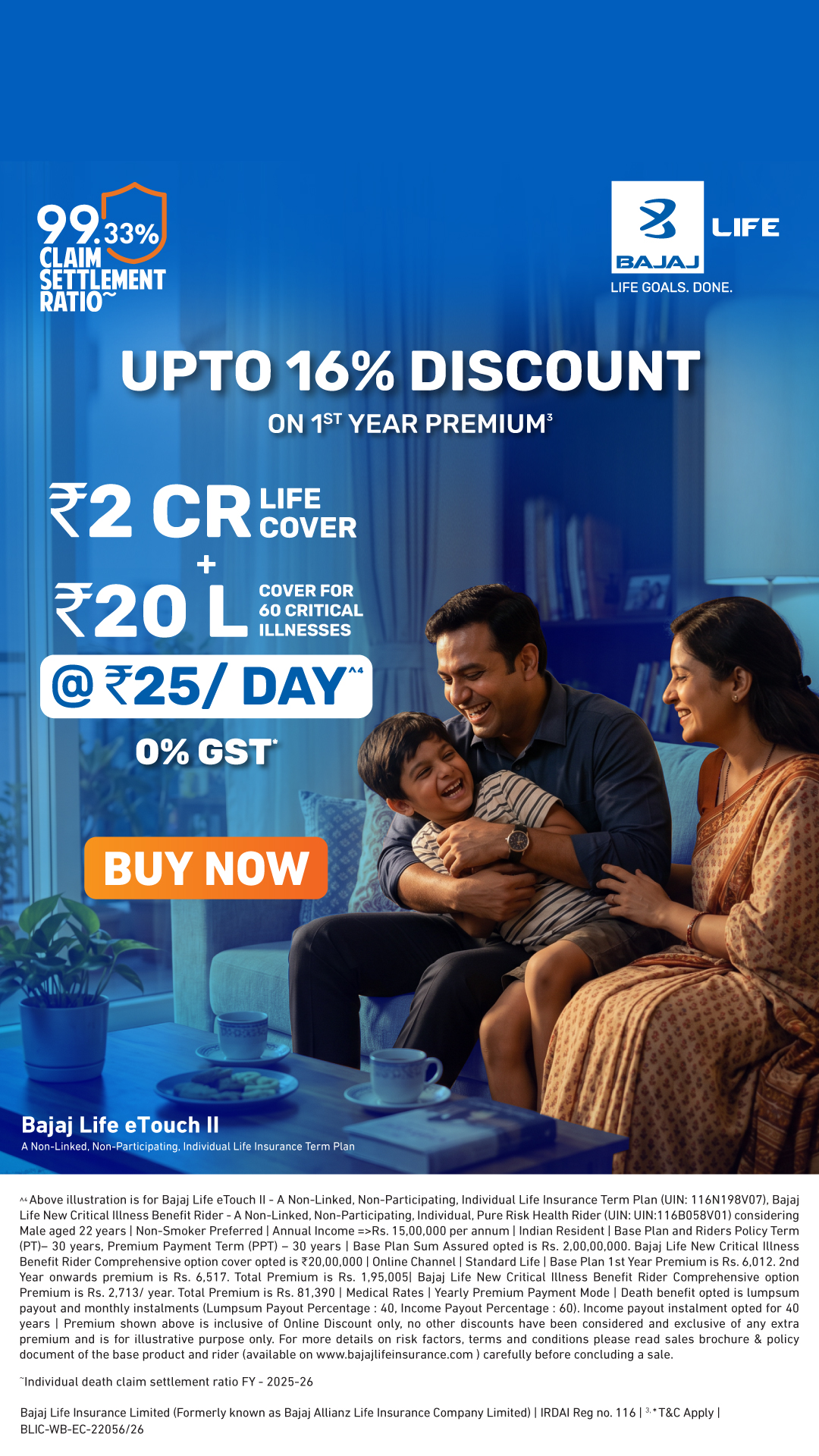 Bajaj Life Facebook ad
