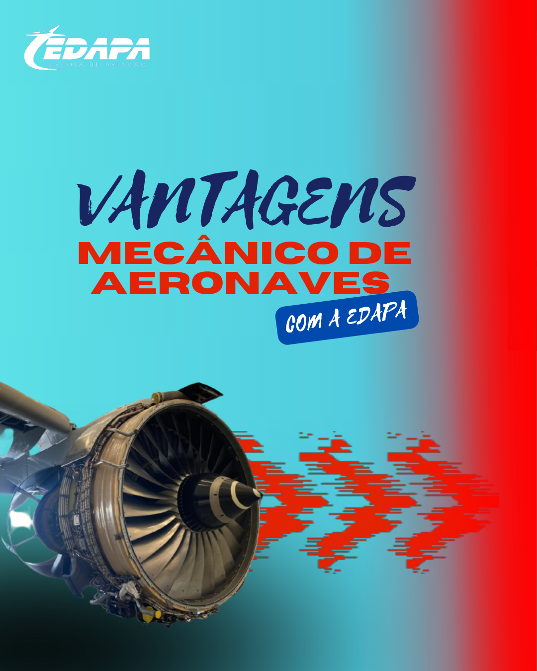 Edapa - Escola de Aviação Facebook ad: SEJA VOCÊ UM MECÂNICO DE AERONAVES TAMBÉM!
