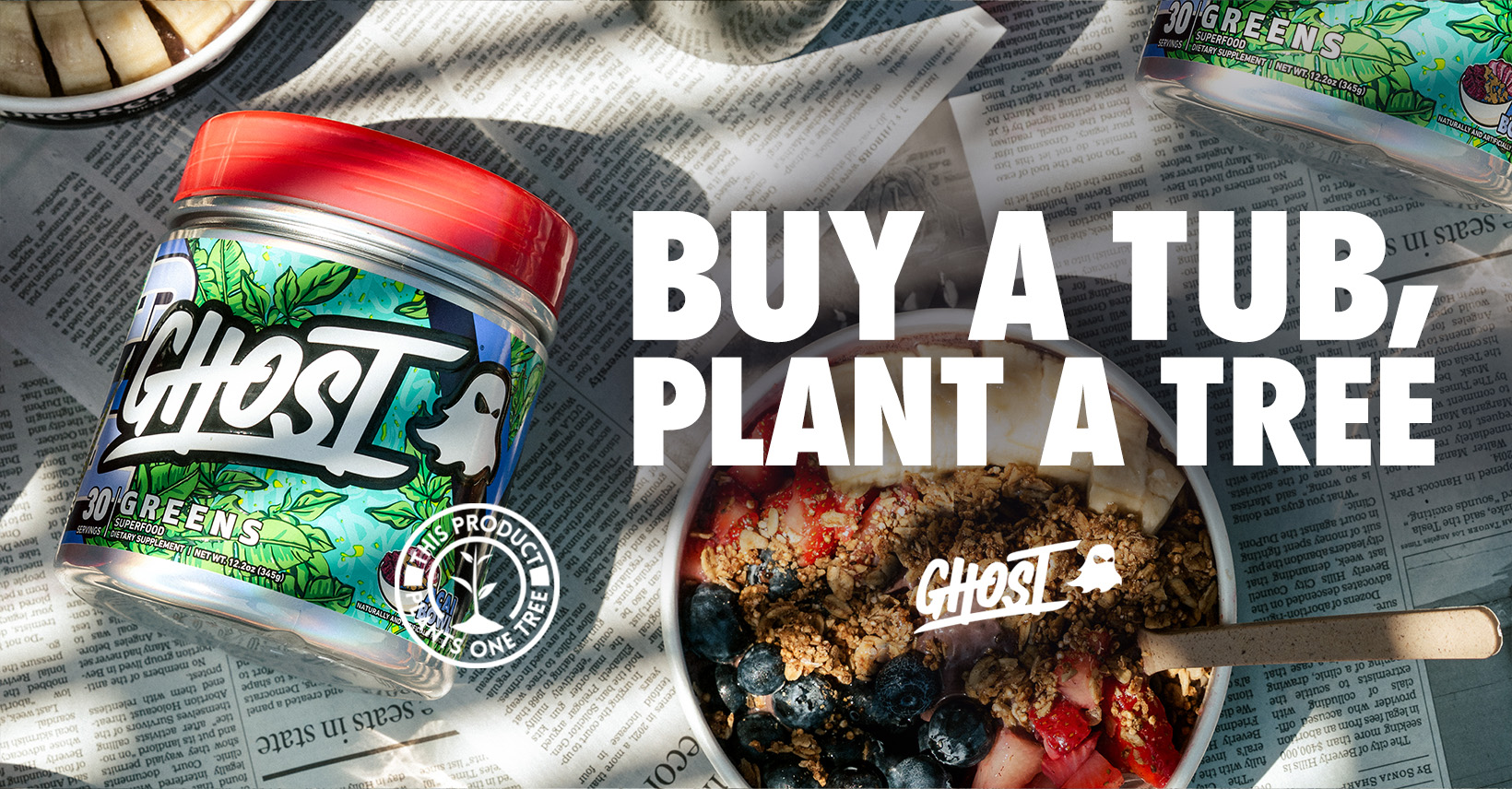 GHOST Facebook ad