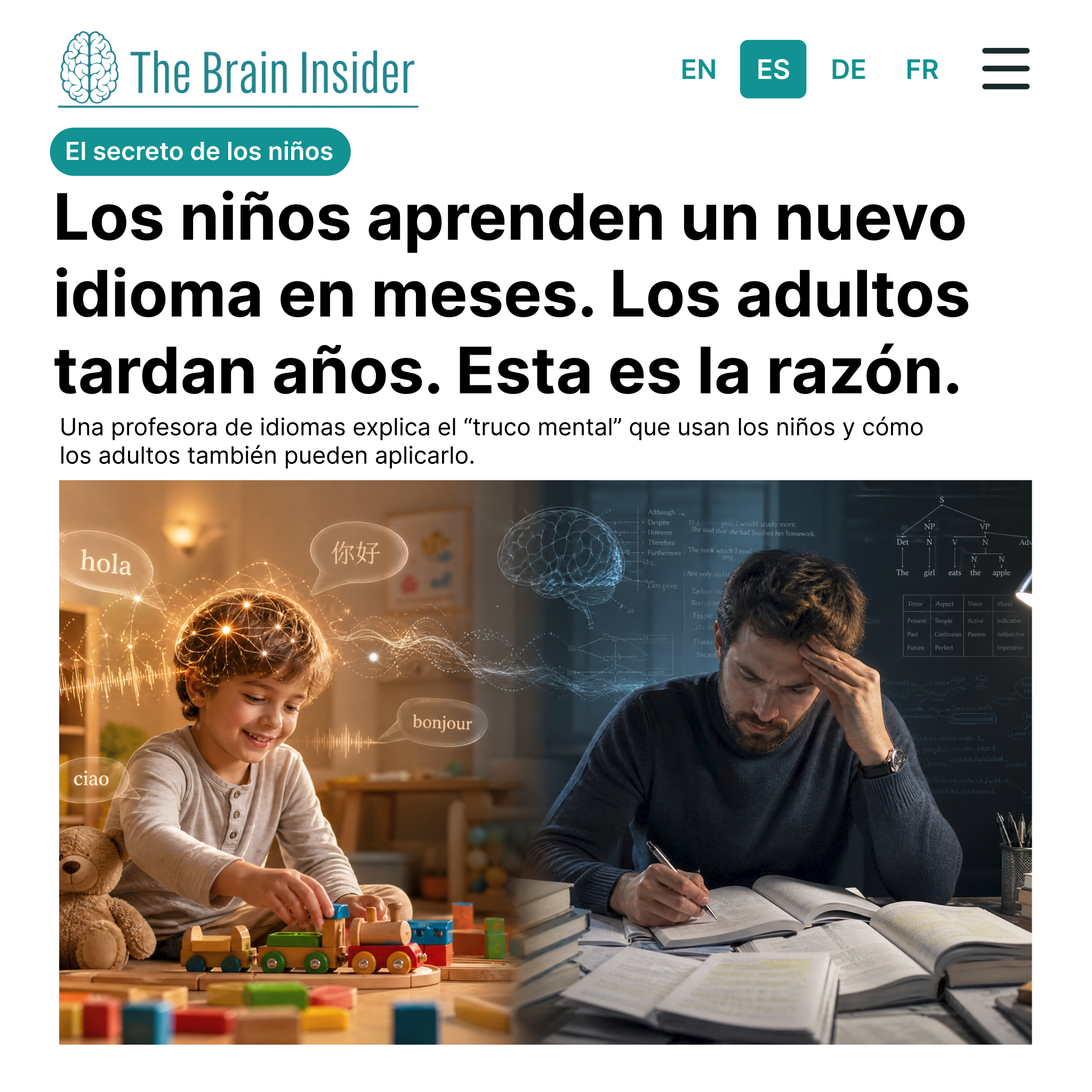 The Brain Insider Facebook ad