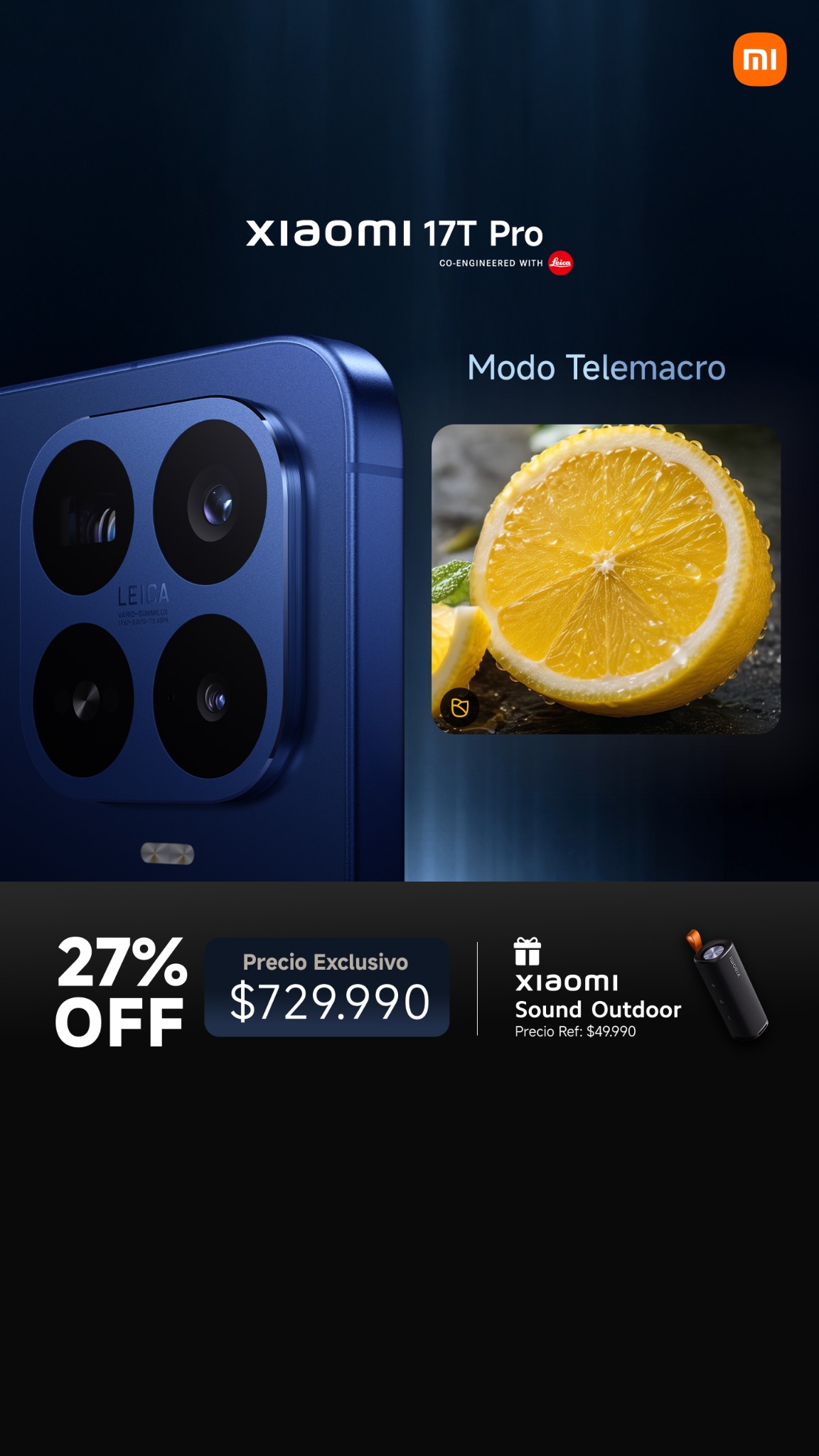 Xiaomi Chile Facebook ad