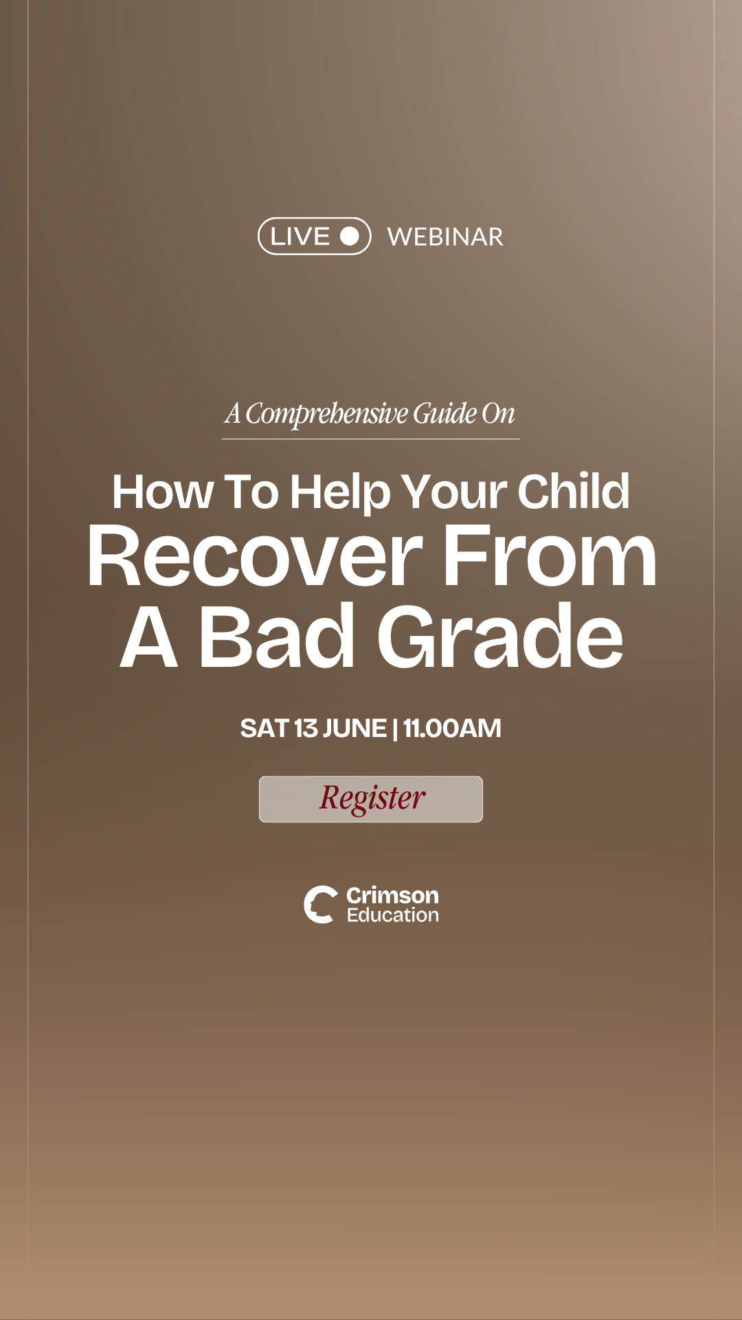 Crimson Education Facebook ad