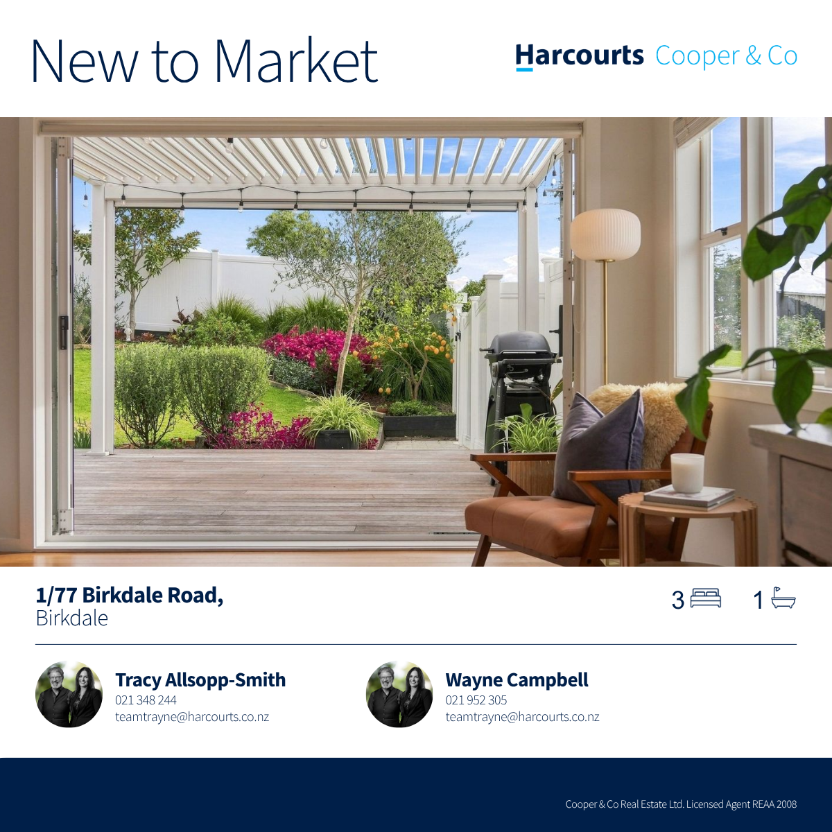 Harcourts Cooper & Co Real Estate Facebook ad