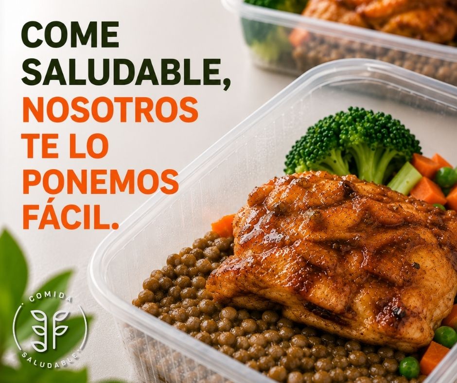 3F comida saludable Facebook ad: ¡Come saludable desde S/13.90!
