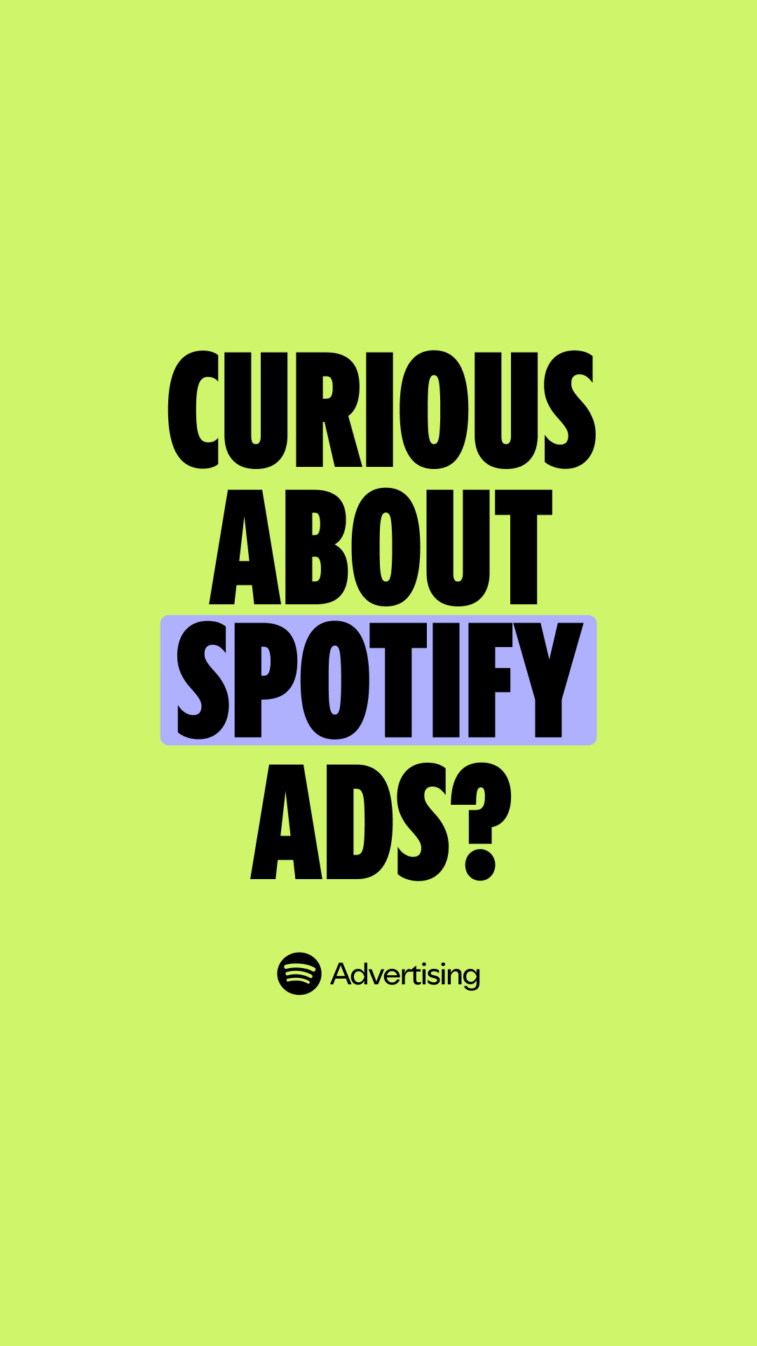 Spotify Advertising Facebook ad