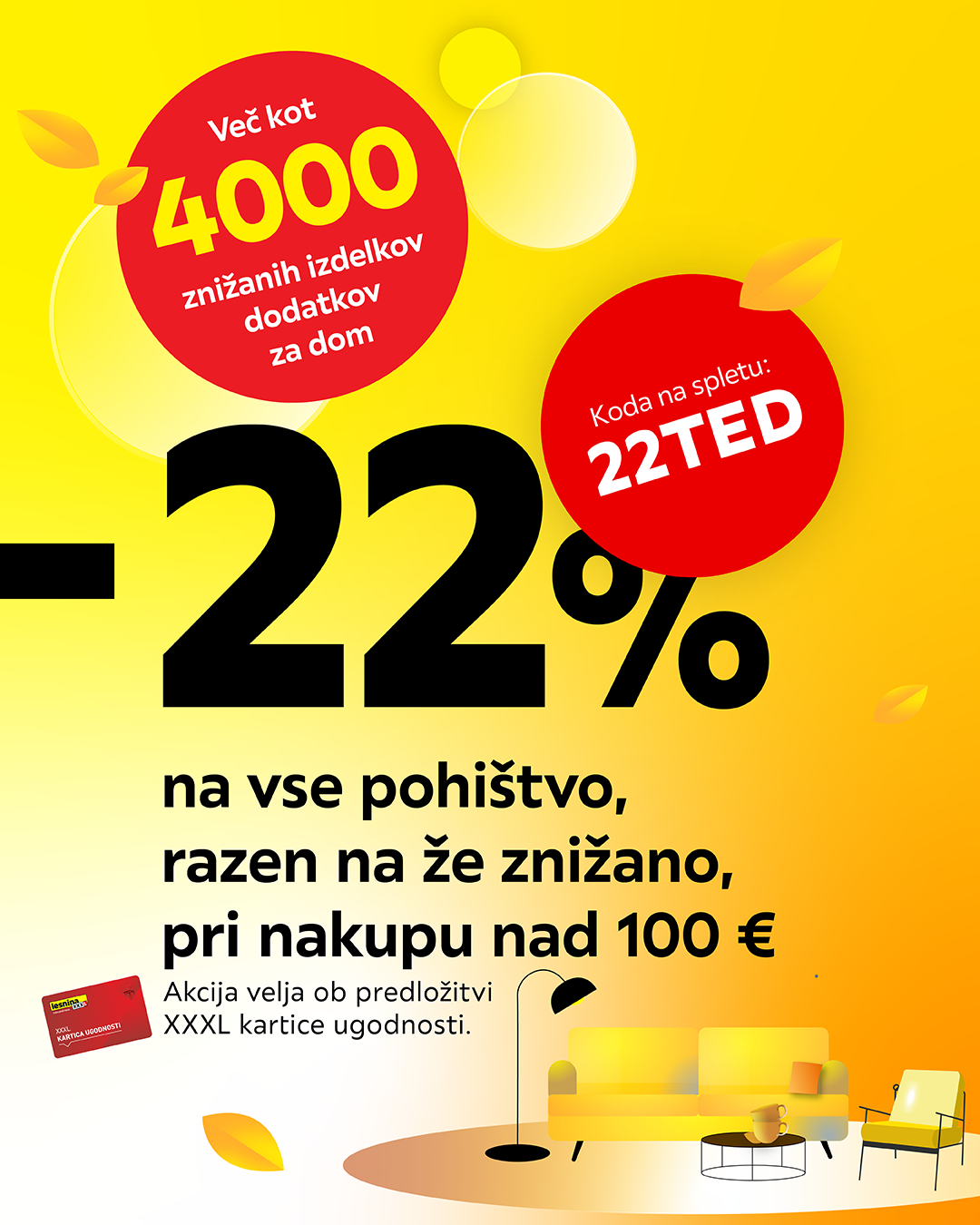 Lesnina XXXL Slovenija Facebook ad: Nova sezona za vaš dom