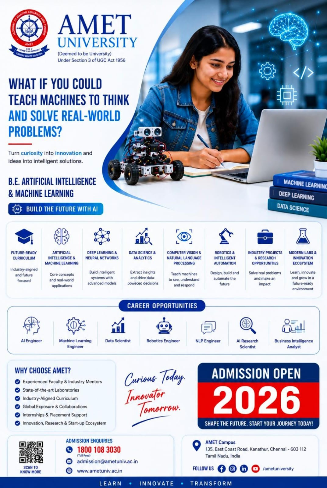 AMET International Facebook ad