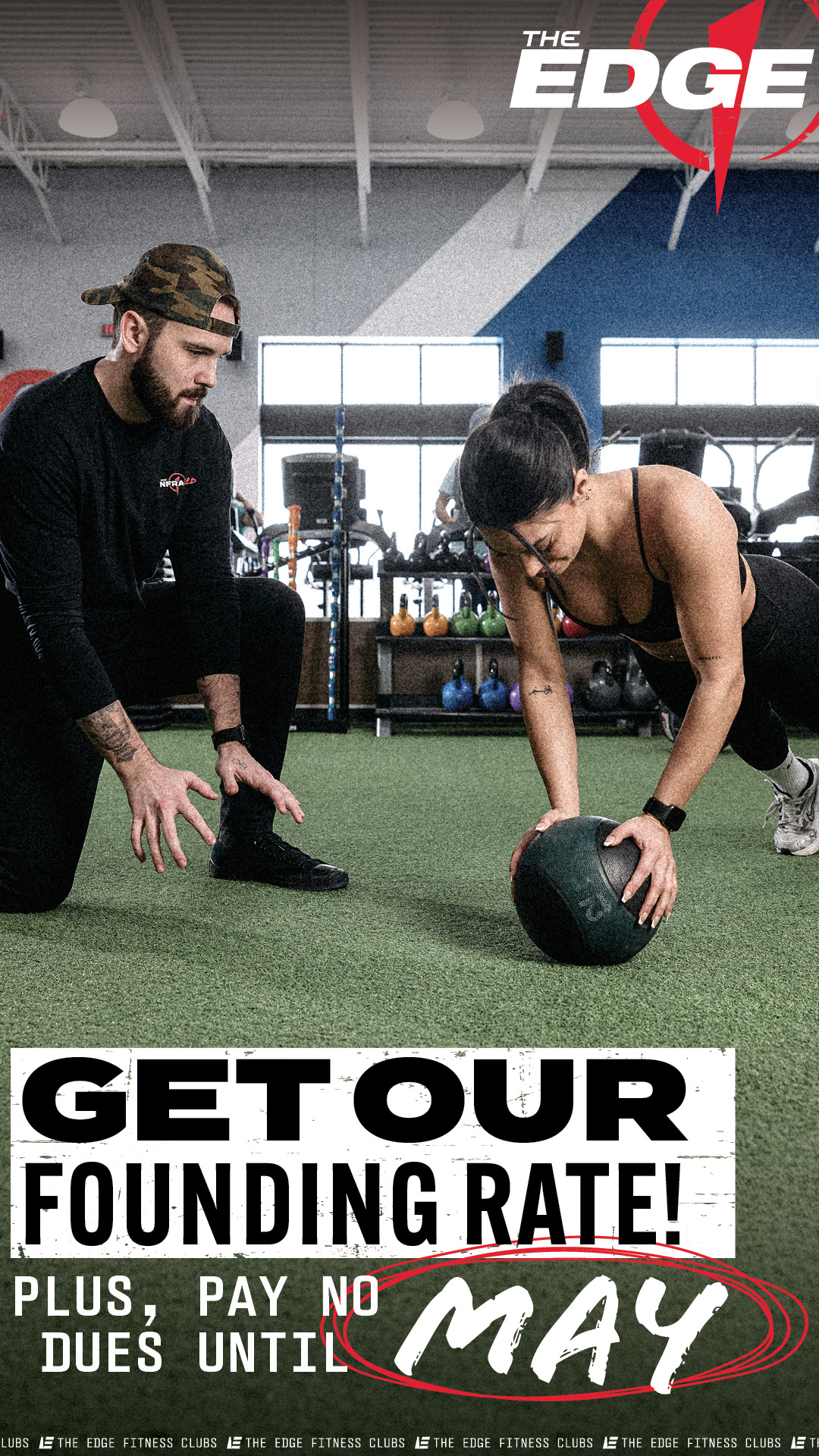 The Edge Fitness Clubs Facebook ad