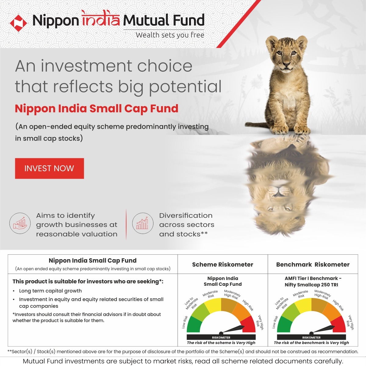 Nippon India Mutual Fund Facebook ad