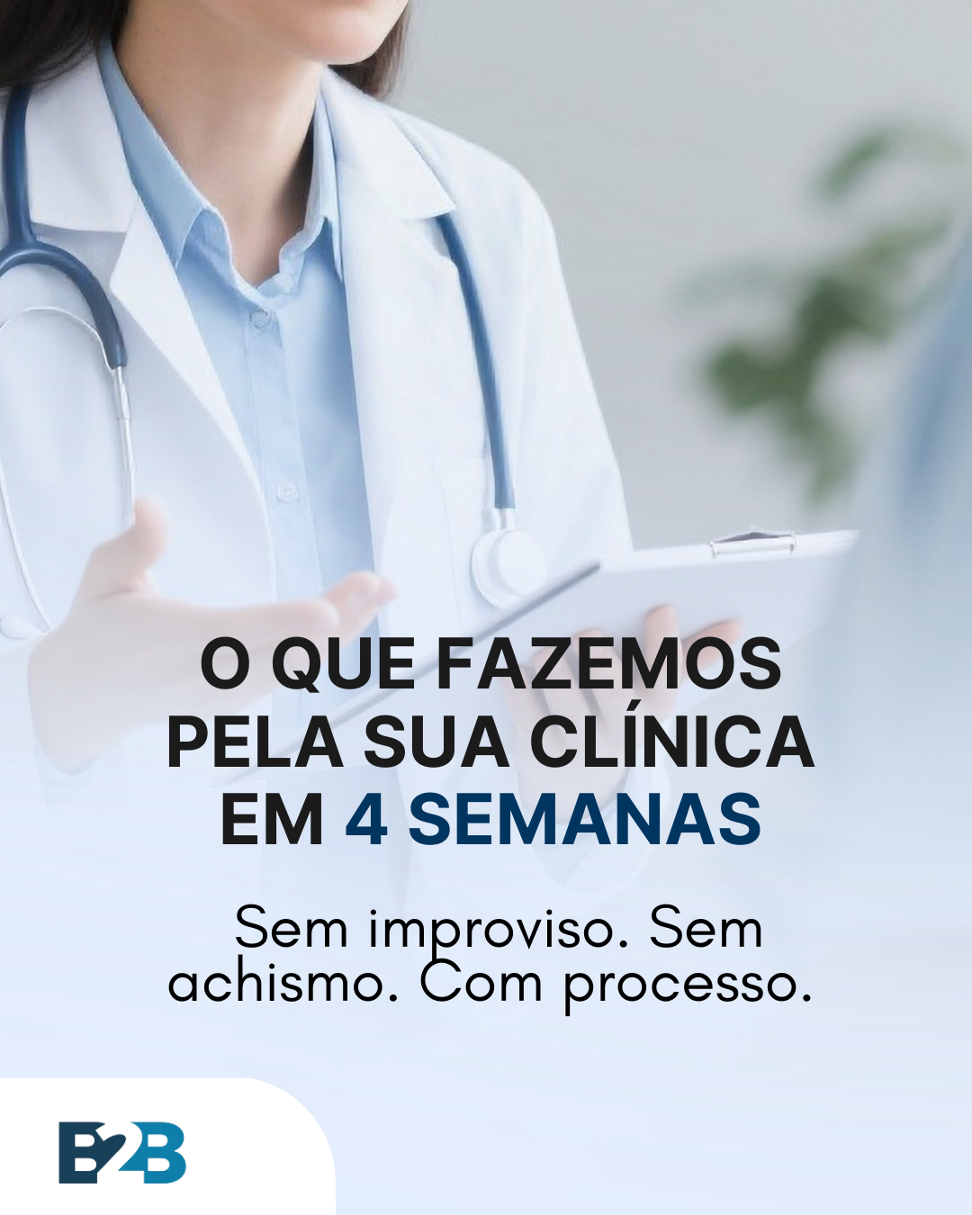 B2B Marketing Facebook ad: Isso é o que estruturamos em 4 semanas…