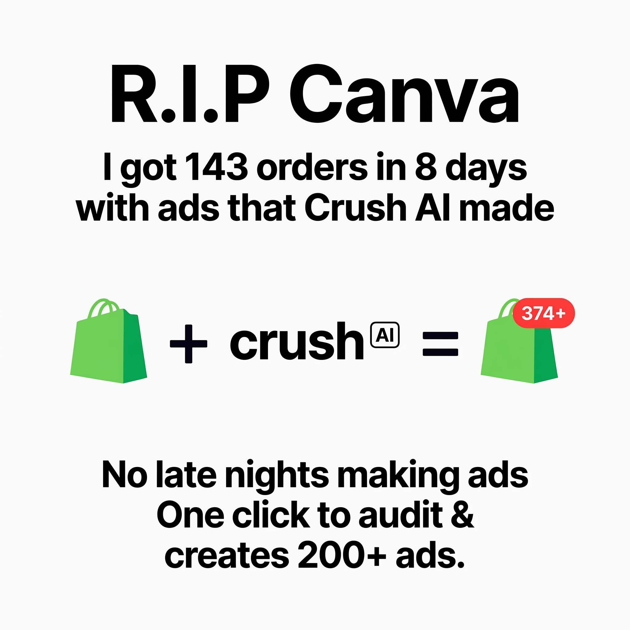 trycrush.ai Facebook ad