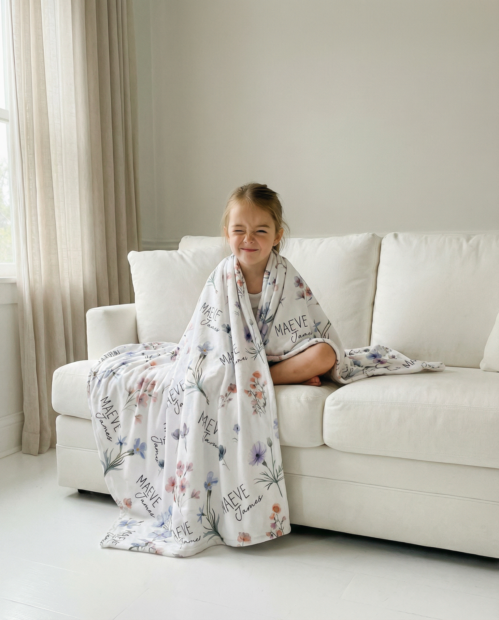 Prettybirds Facebook ad: The Personalized Blanket She Named Her Forever Blanket