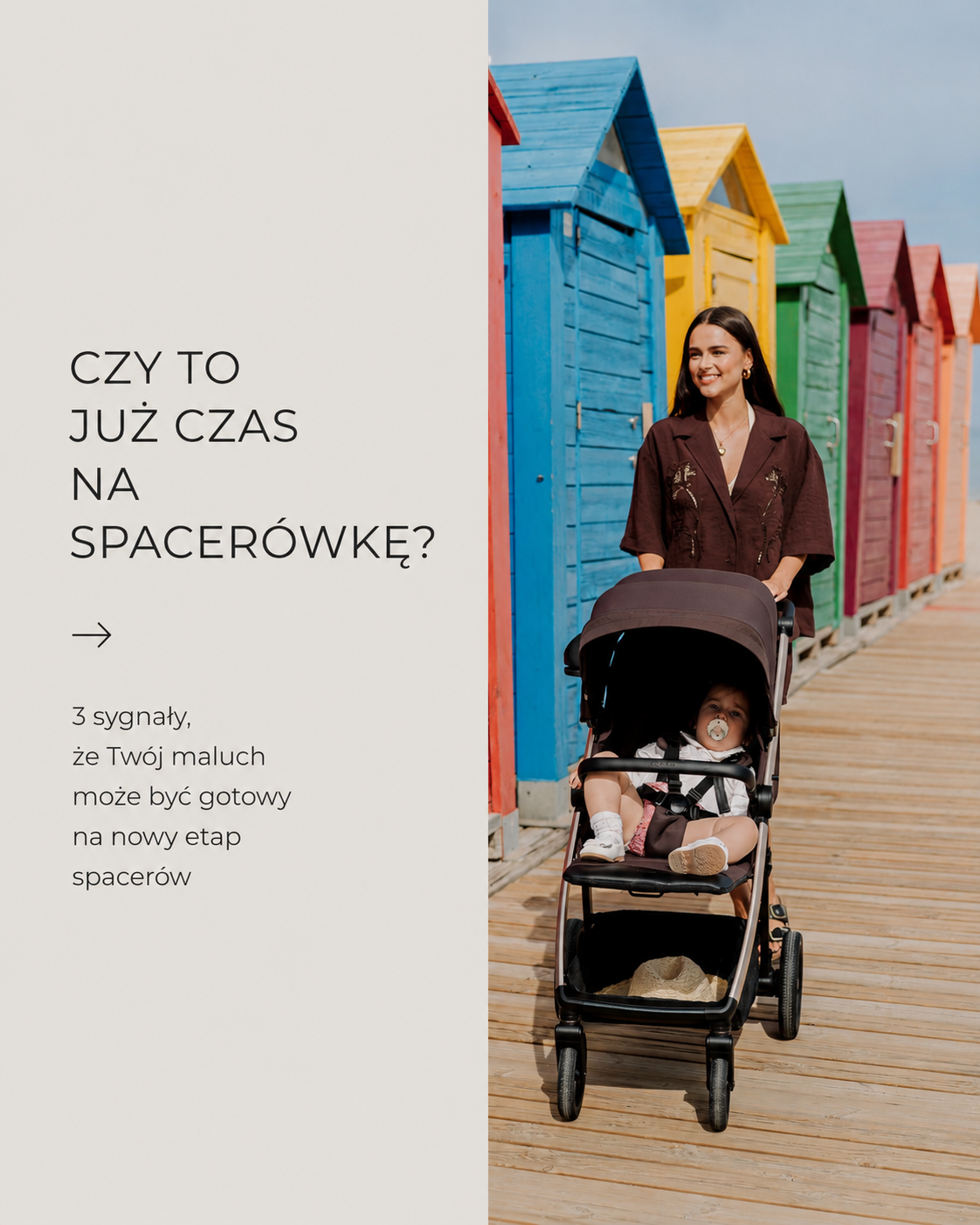 ESPIRO Facebook ad: Czy Twój maluch coraz częściej próbuje siadać podczas…