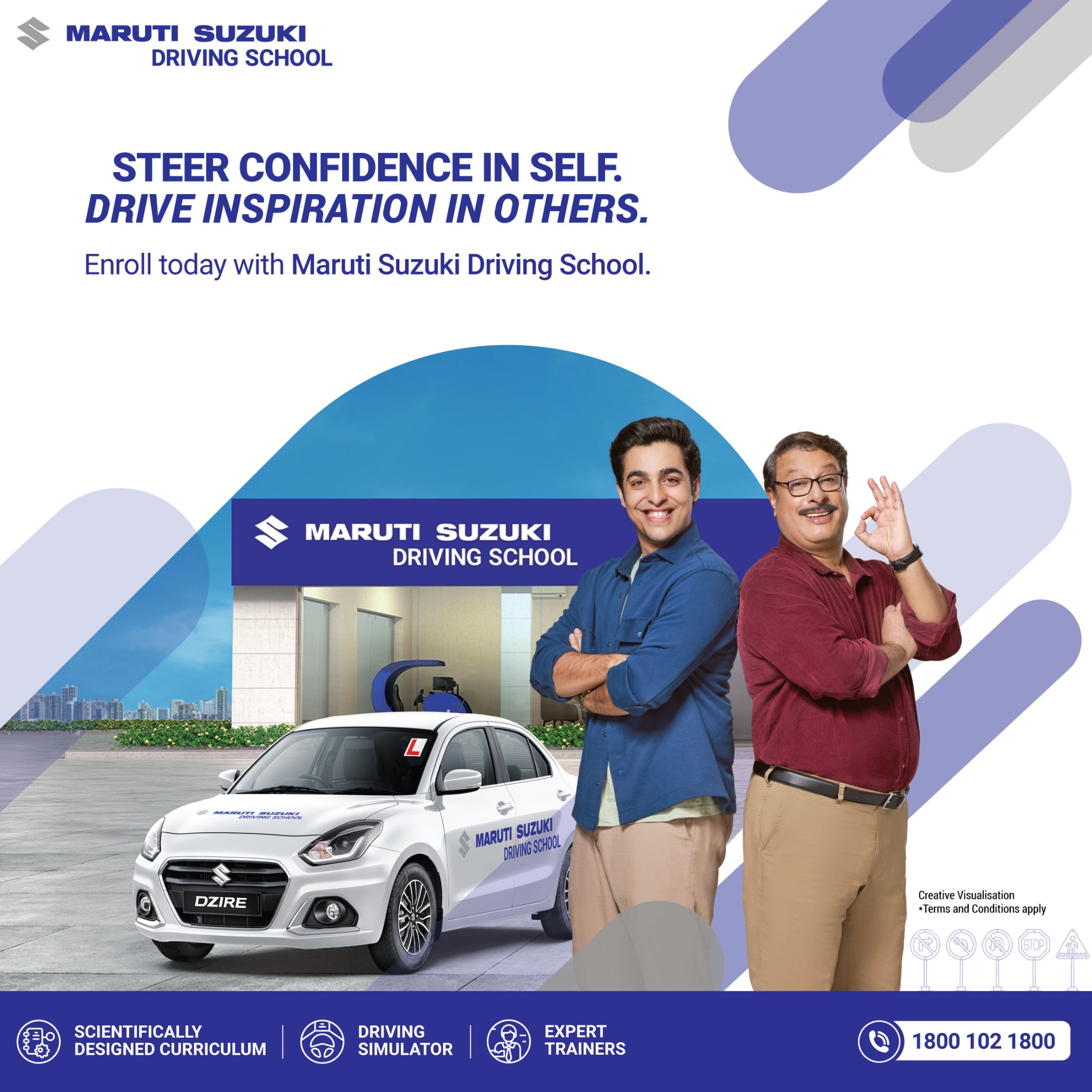Maruti Suzuki Driving School Facebook ad: Drive with Confidence
