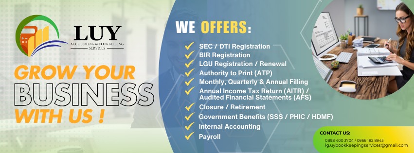 LUY Accounting & Bookkeeping Services Facebook ad: We, LUY Accounting & Bookkeeping Services, are a…