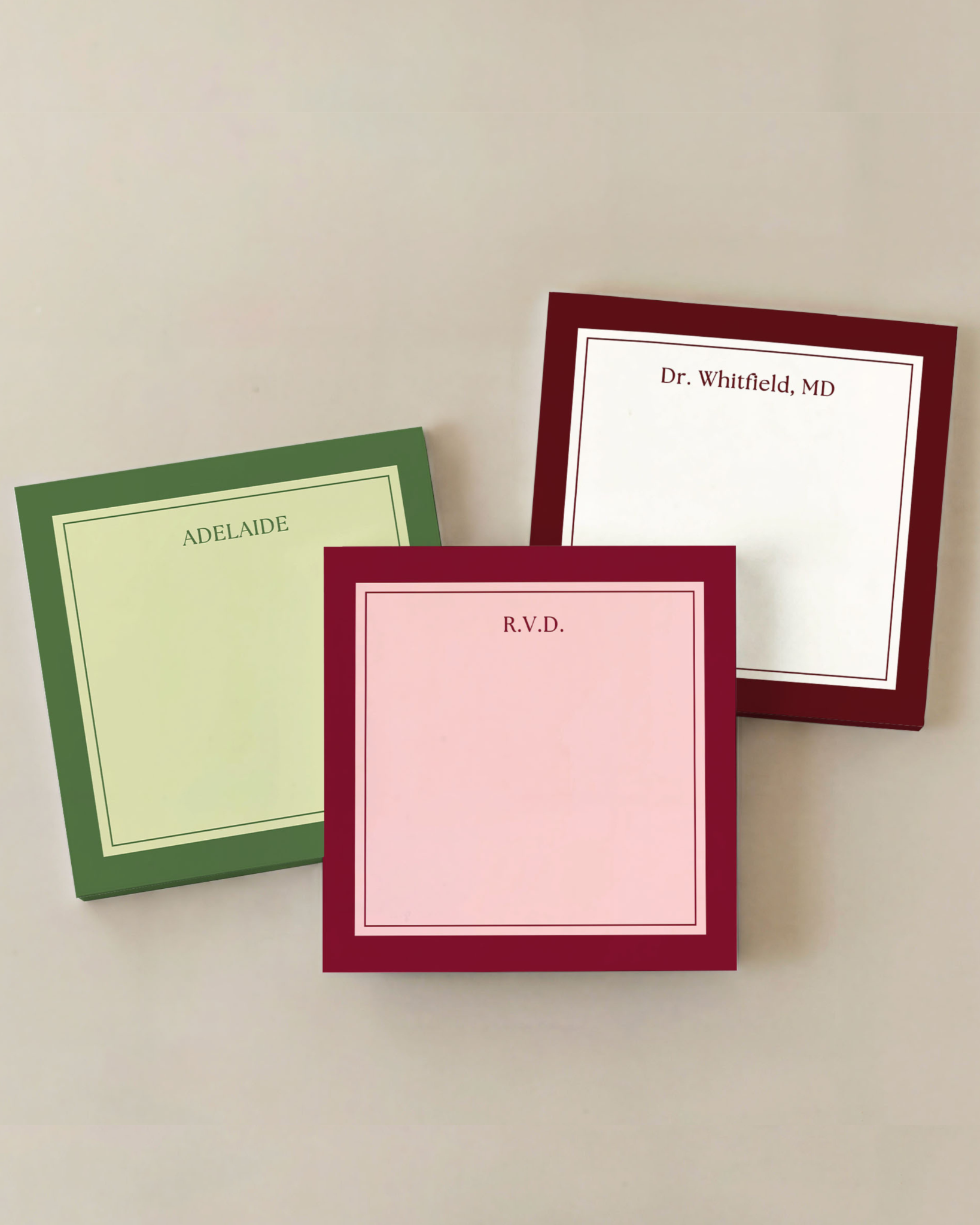 Sealed Studios Facebook ad: A custom notepad personalized with a name or…