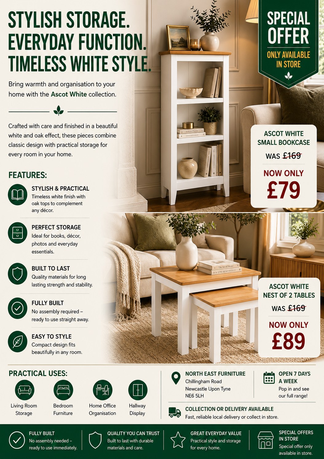 North East Furniture Company Facebook ad
