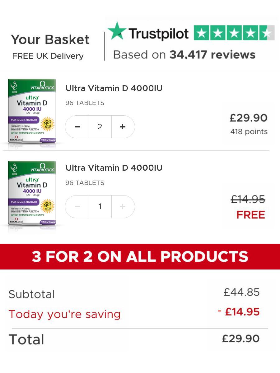Vitabiotics Facebook ad