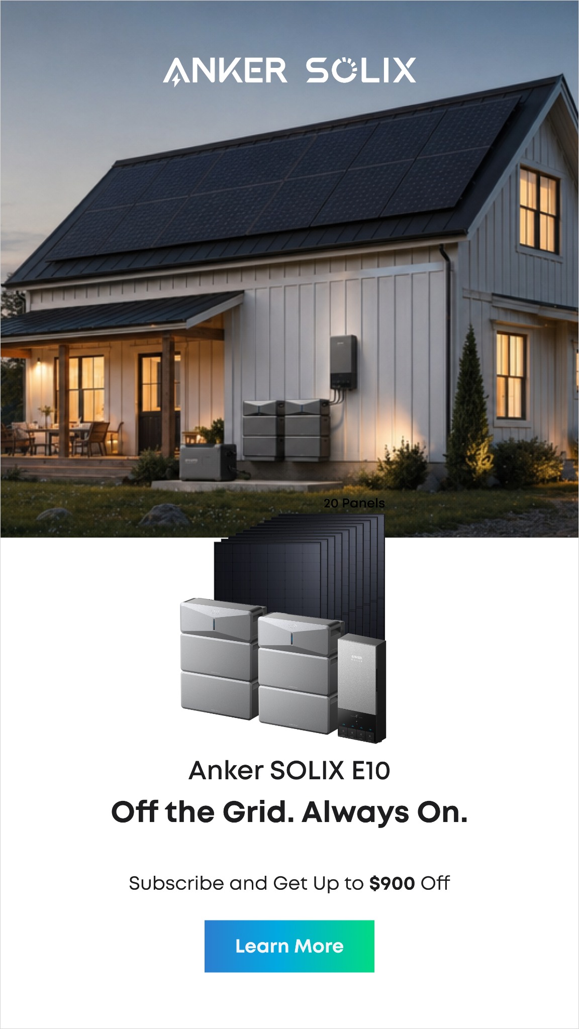 Anker SOLIX Facebook ad