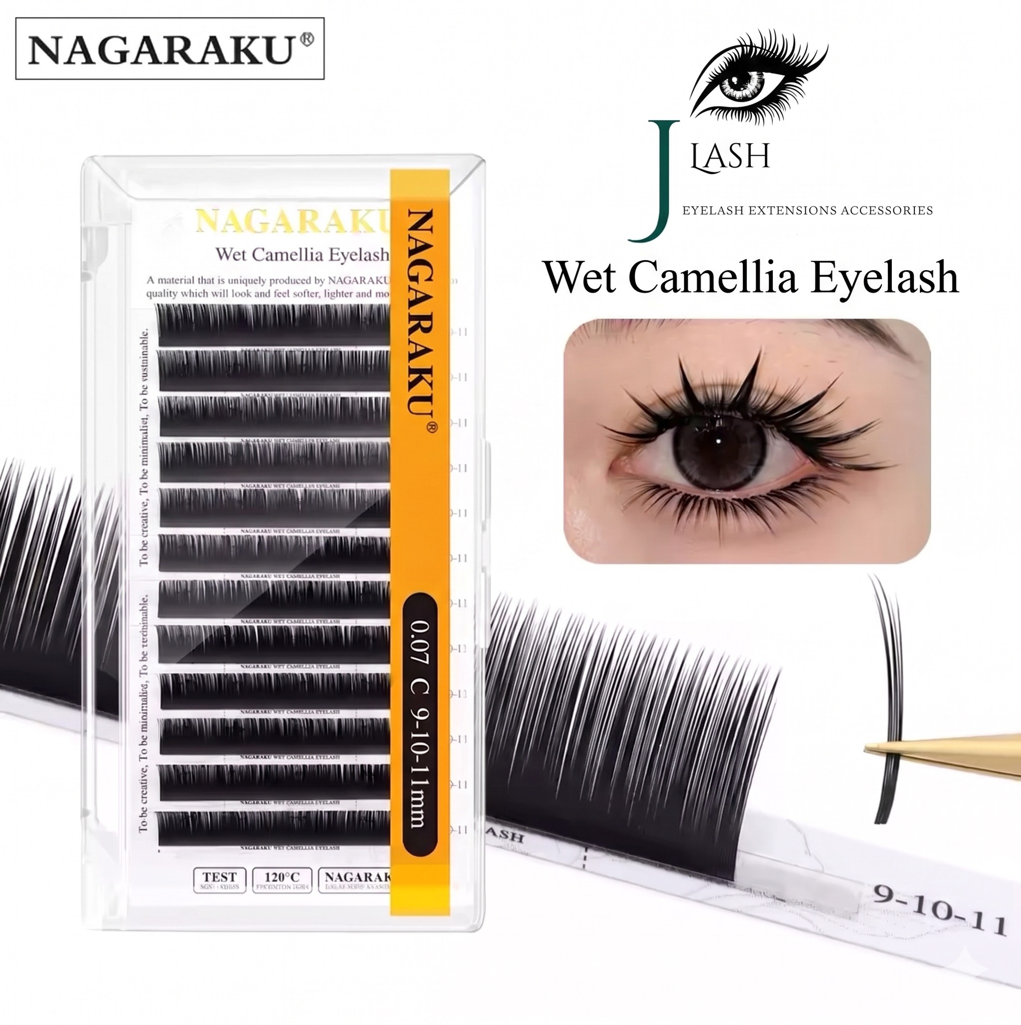 J Lash - Eyelash Extensions Training & Accessories Facebook ad: မျက်တောင်ပစ္စည်းလေးတွေ Stock အသစ် ထပ်ဖြည့်ထားပြီနော်