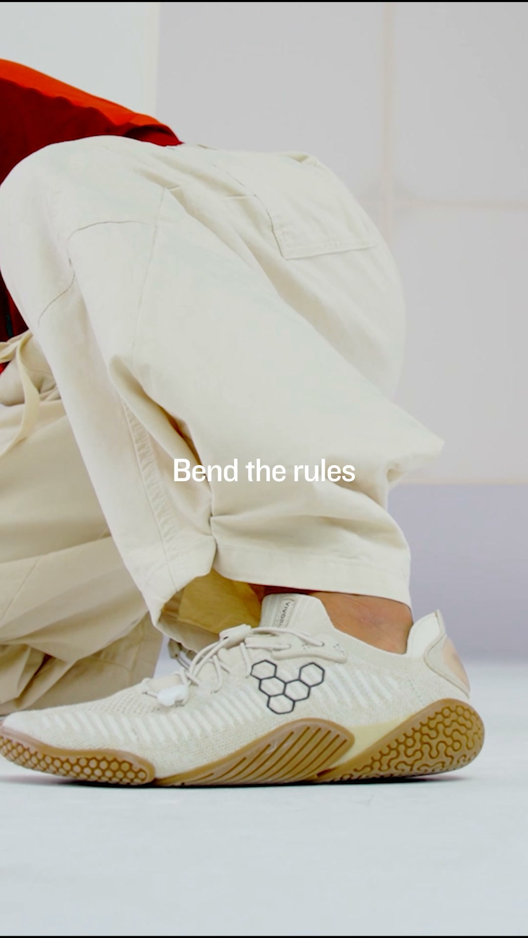 Vivobarefoot Facebook ad: The freedom to flex beyond limits