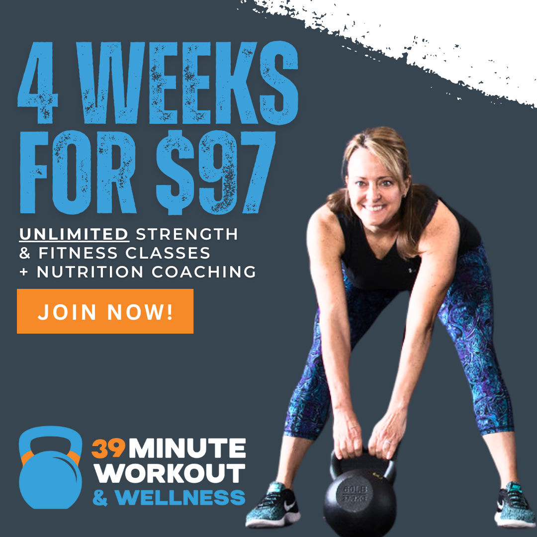 39 Minute Workout Facebook ad: Crush Your Goals In 39 Minutes!