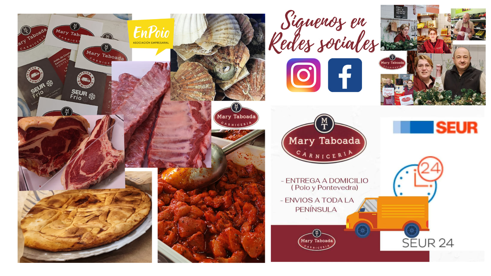 Carniceria y alimentación Mary Taboada Facebook ad: Venta de carnes de primera calidad, elaboración propia…